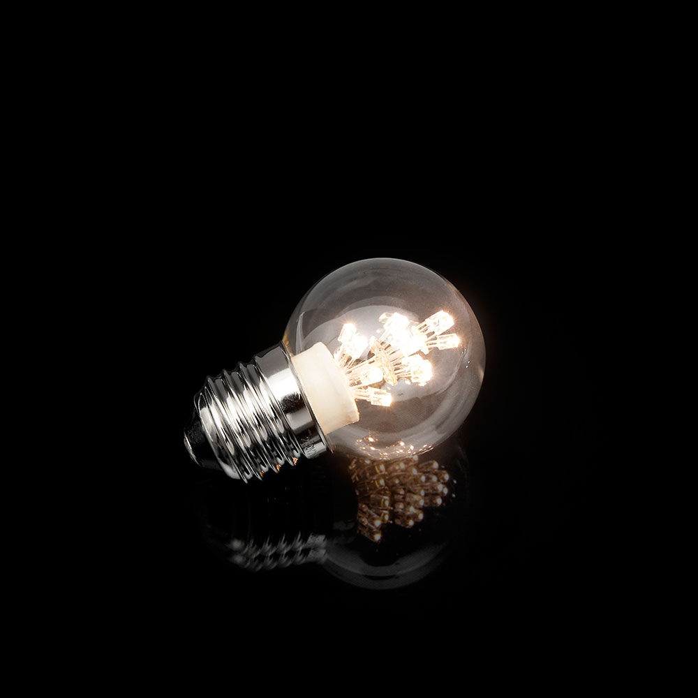 Glödlampa Gnosjö Konstsmide 230V LED E27 2100K Klar 0,9w