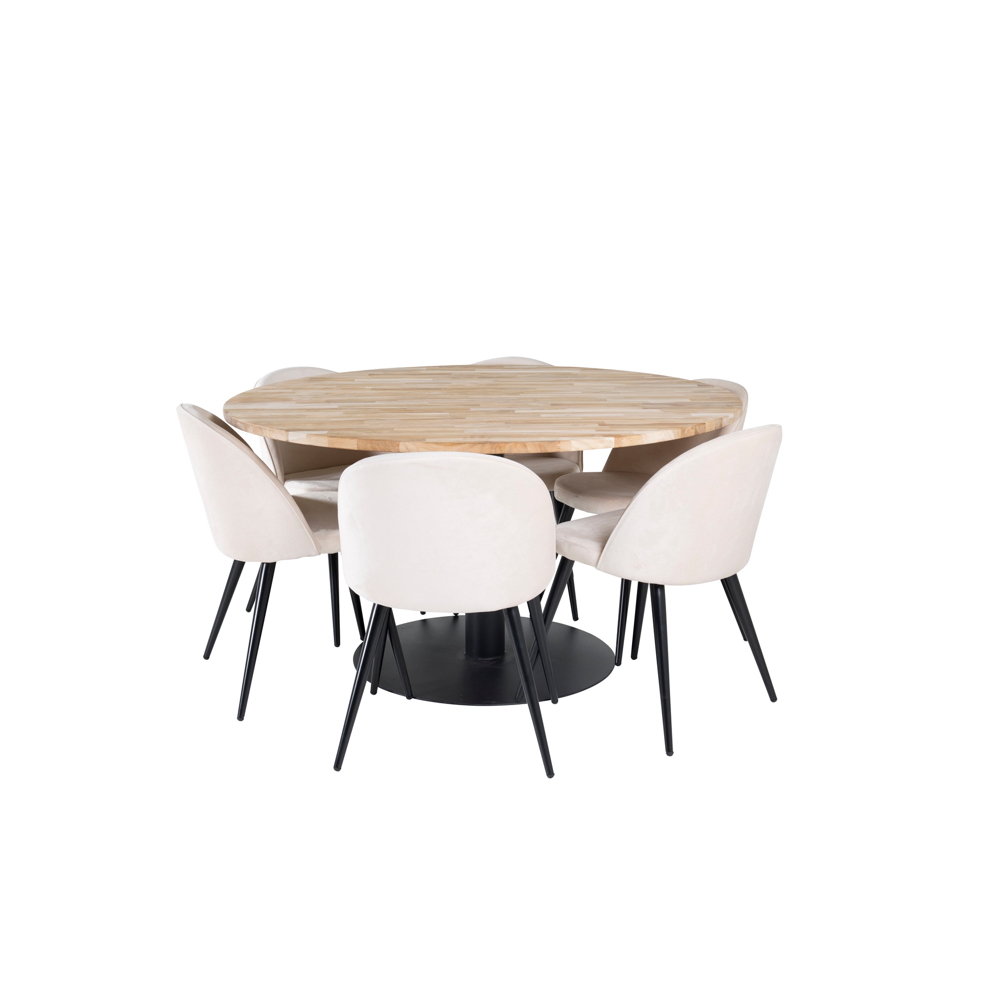 Spisegruppe Venture Home Cornelia med 6 Valentina Stoler