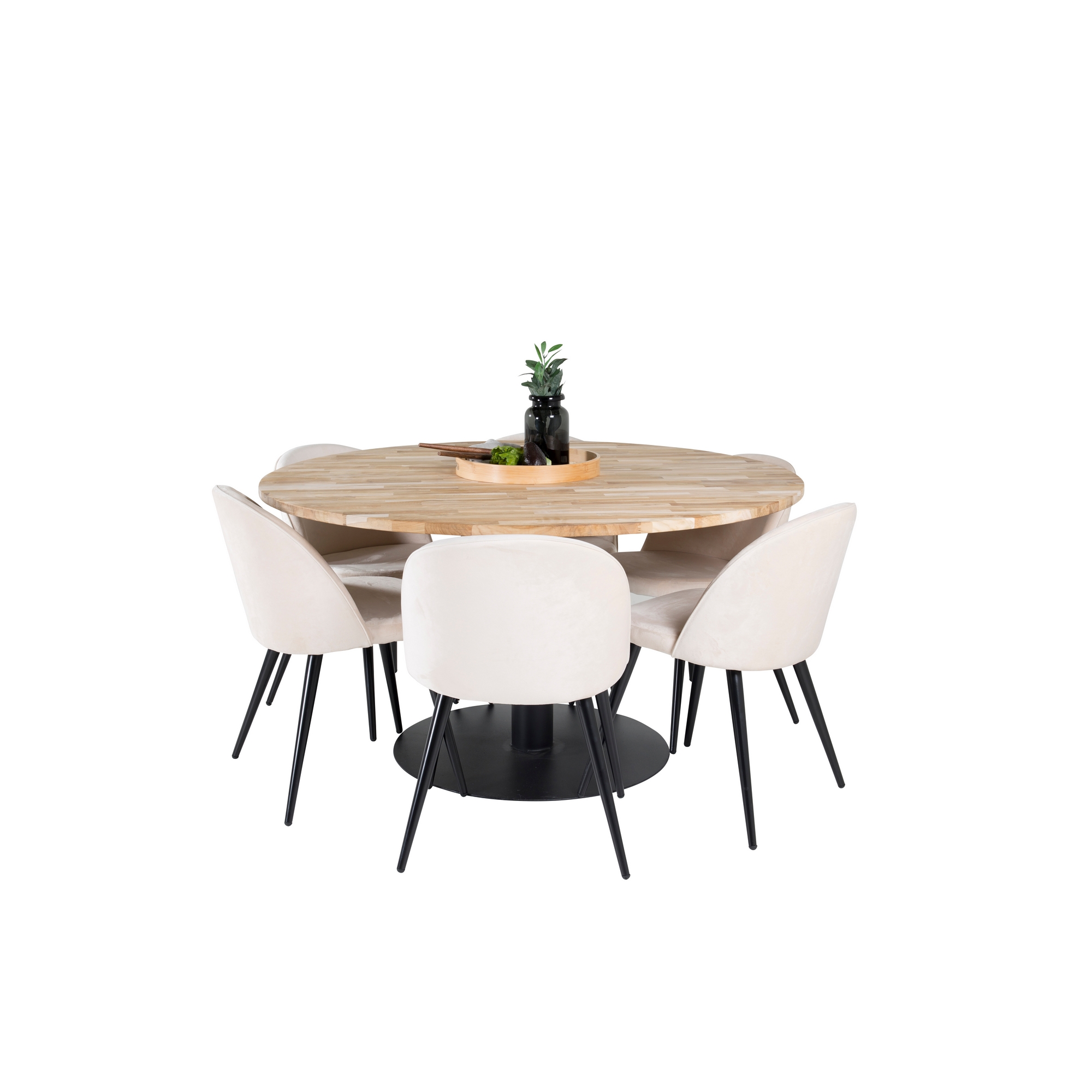 Spisegruppe Venture Home Cornelia med 6 Valentina Stoler