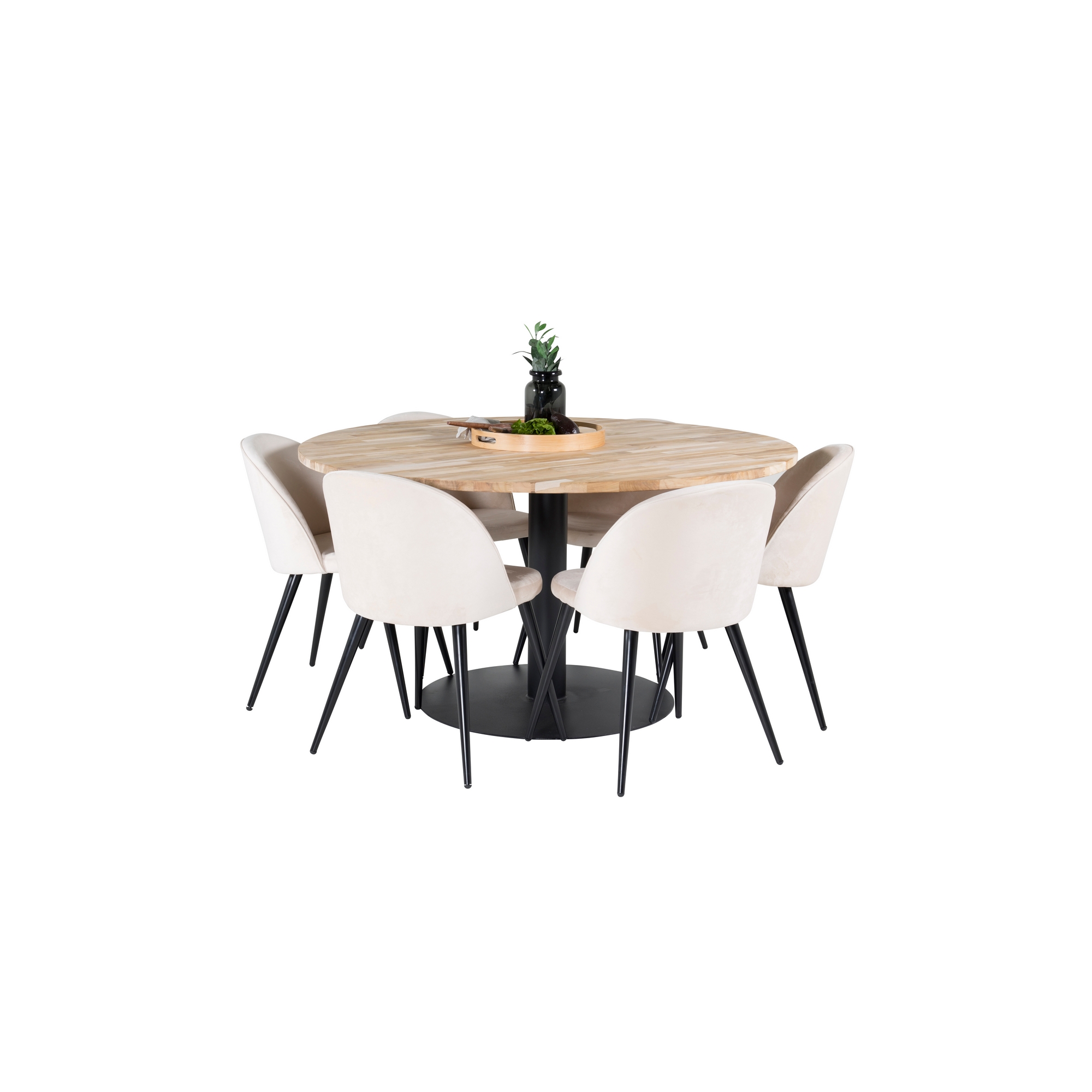 Spisegruppe Venture Home Cornelia med 6 Valentina Stoler