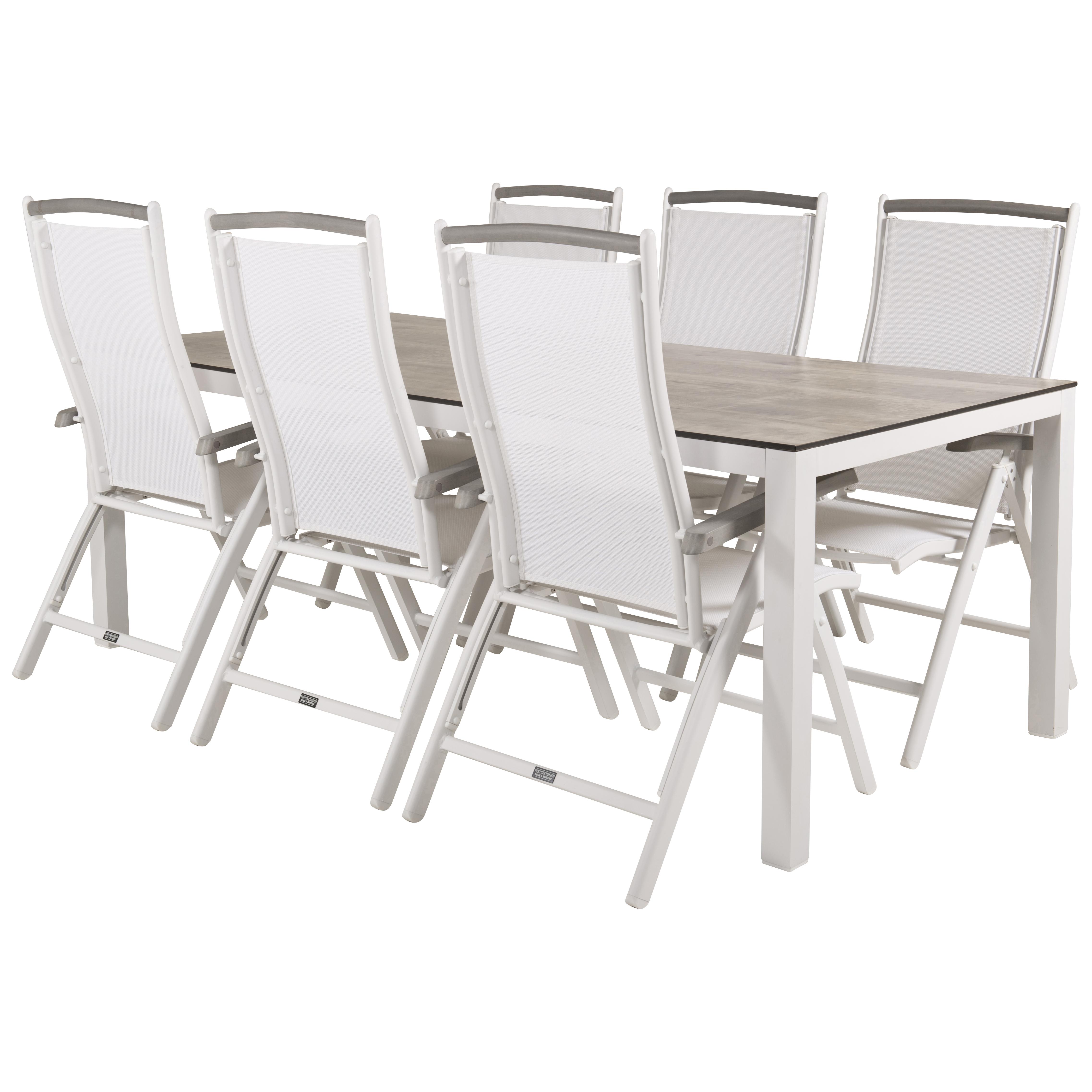 Spisegruppe Venture Home Lea 205 med 6 Aleyna Stoler