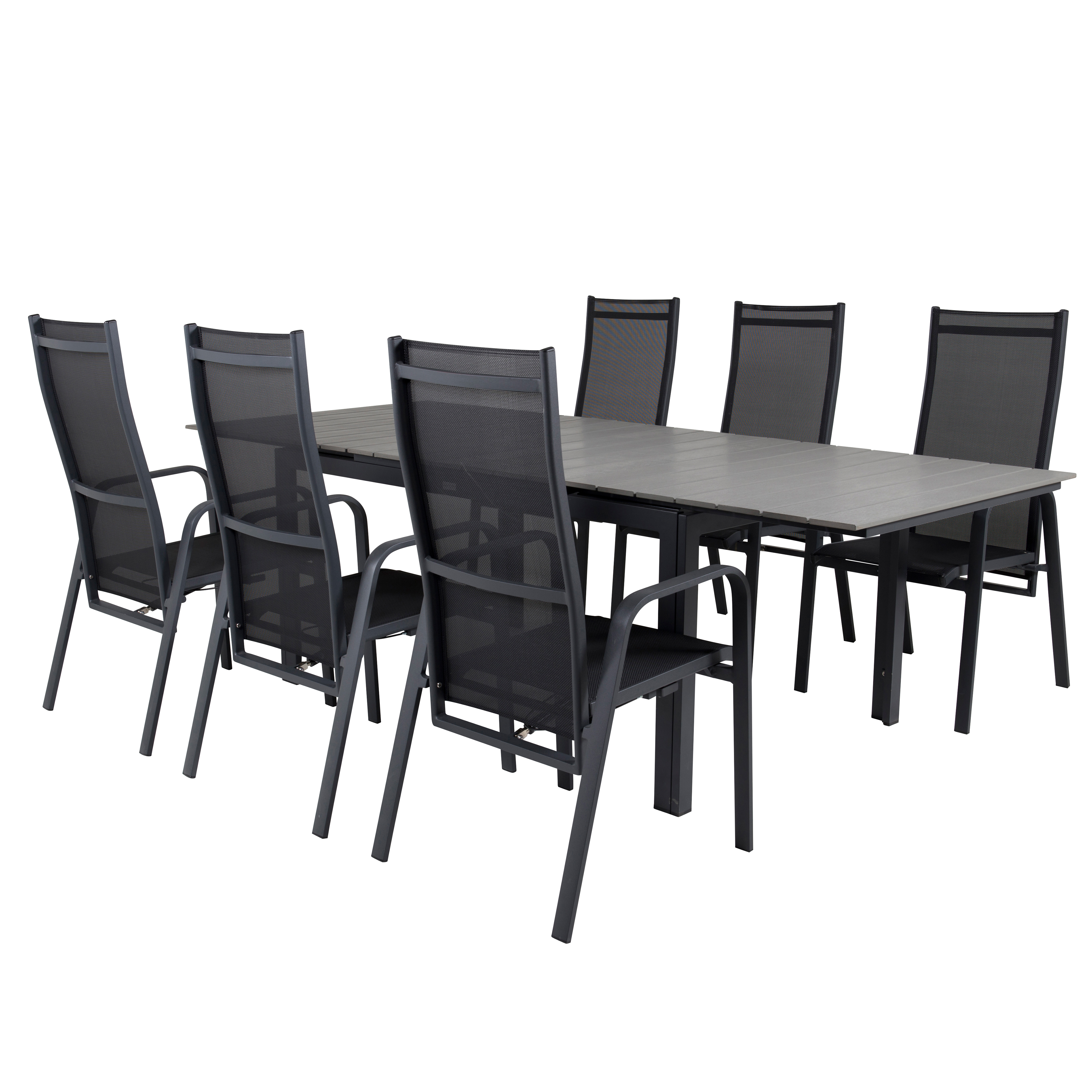 Spisegruppe Venture Home Lova 160/240 med 6 Copacabana Stoler