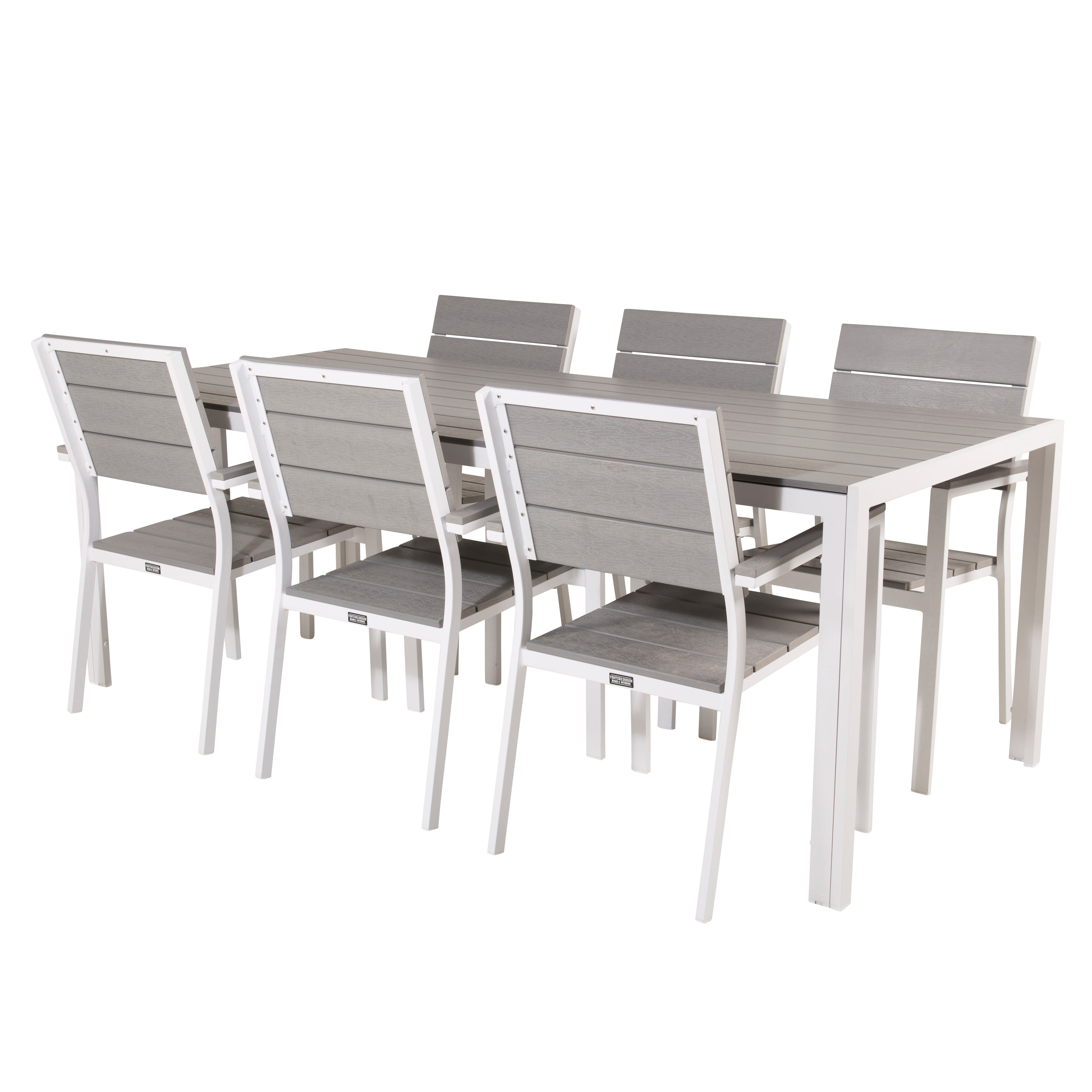 Spisegruppe Venture Home Bront 205 med 6 Lova Stoler