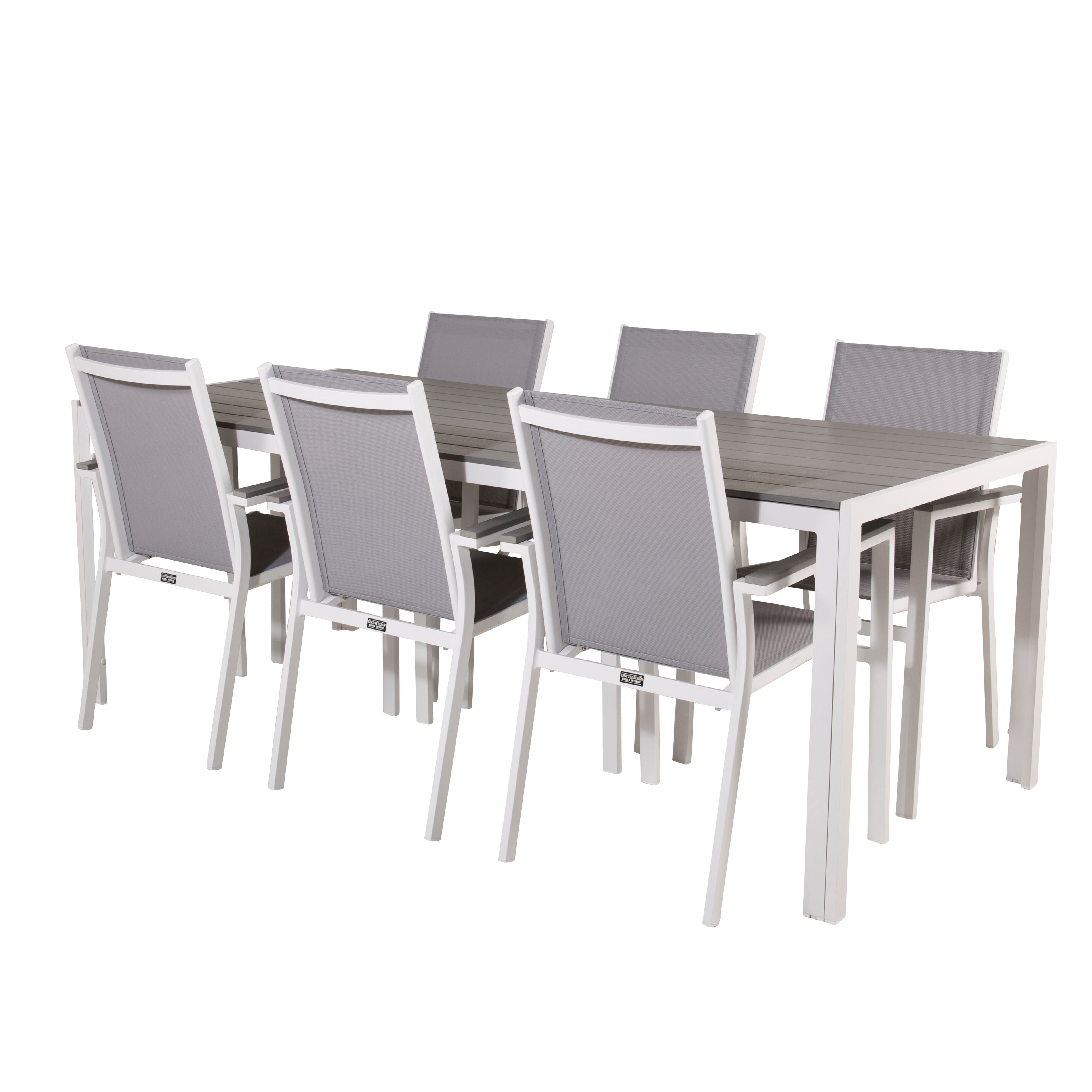 Spisegruppe Venture Home Bront 205 med 6 Pincy Stoler