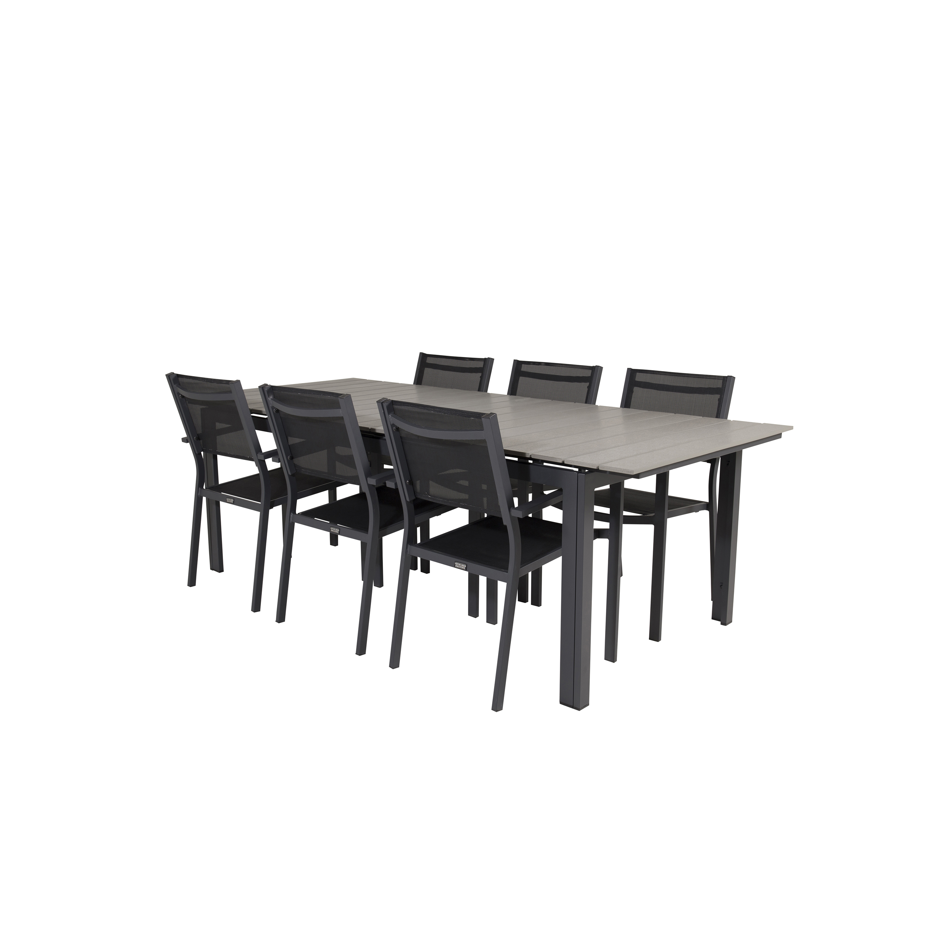 Spisegruppe Venture Home Lova 224/324 med 6 Copacabana Lenestoler