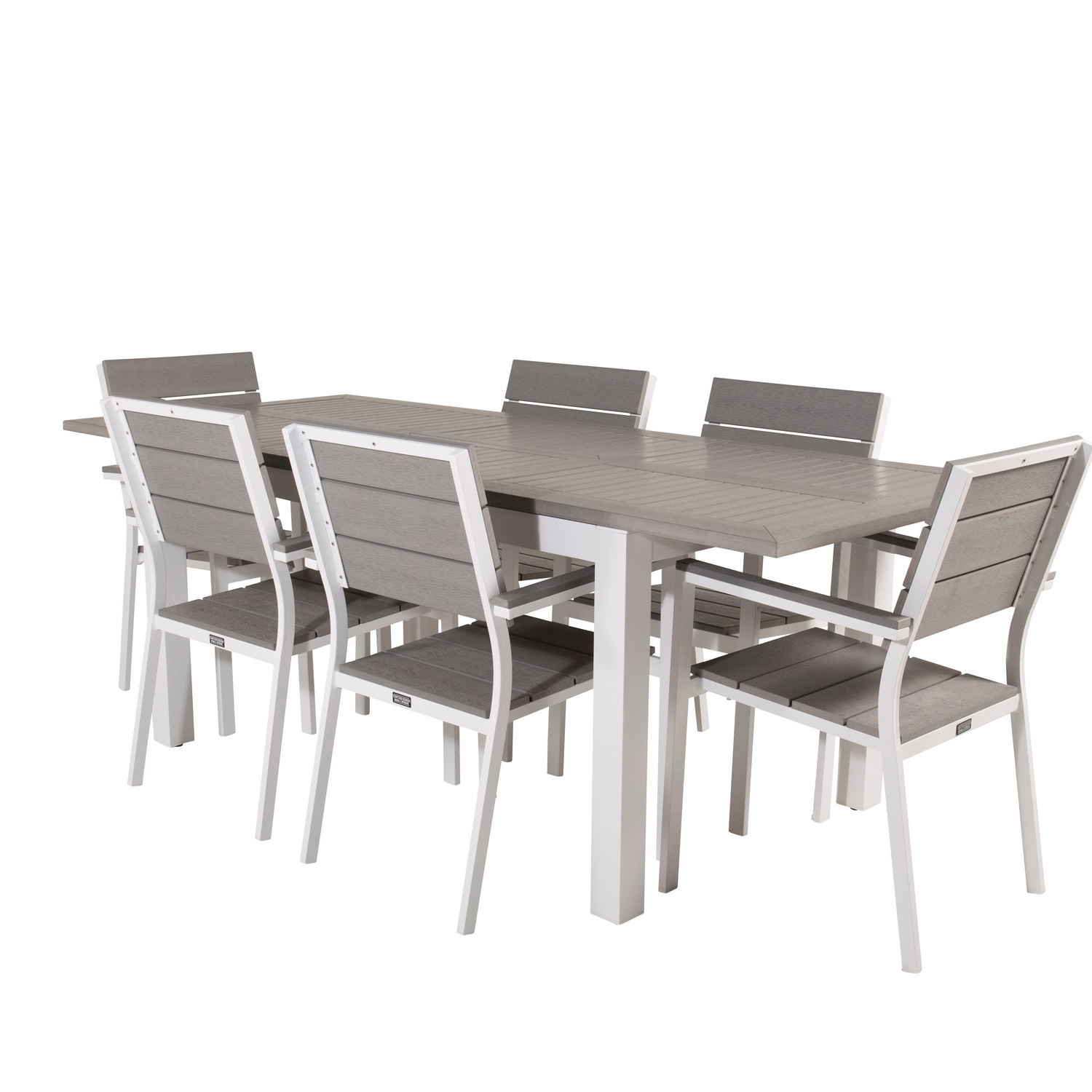 Spisegruppe Venture Home Aleyna 152/210 med 6 Lova Spisestoler