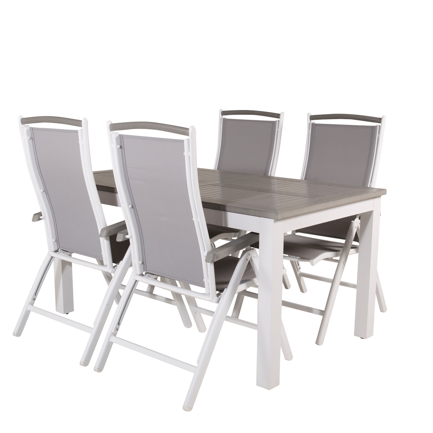 Spisegruppe Venture Home Aleyna 152/210 med 4 Stoler