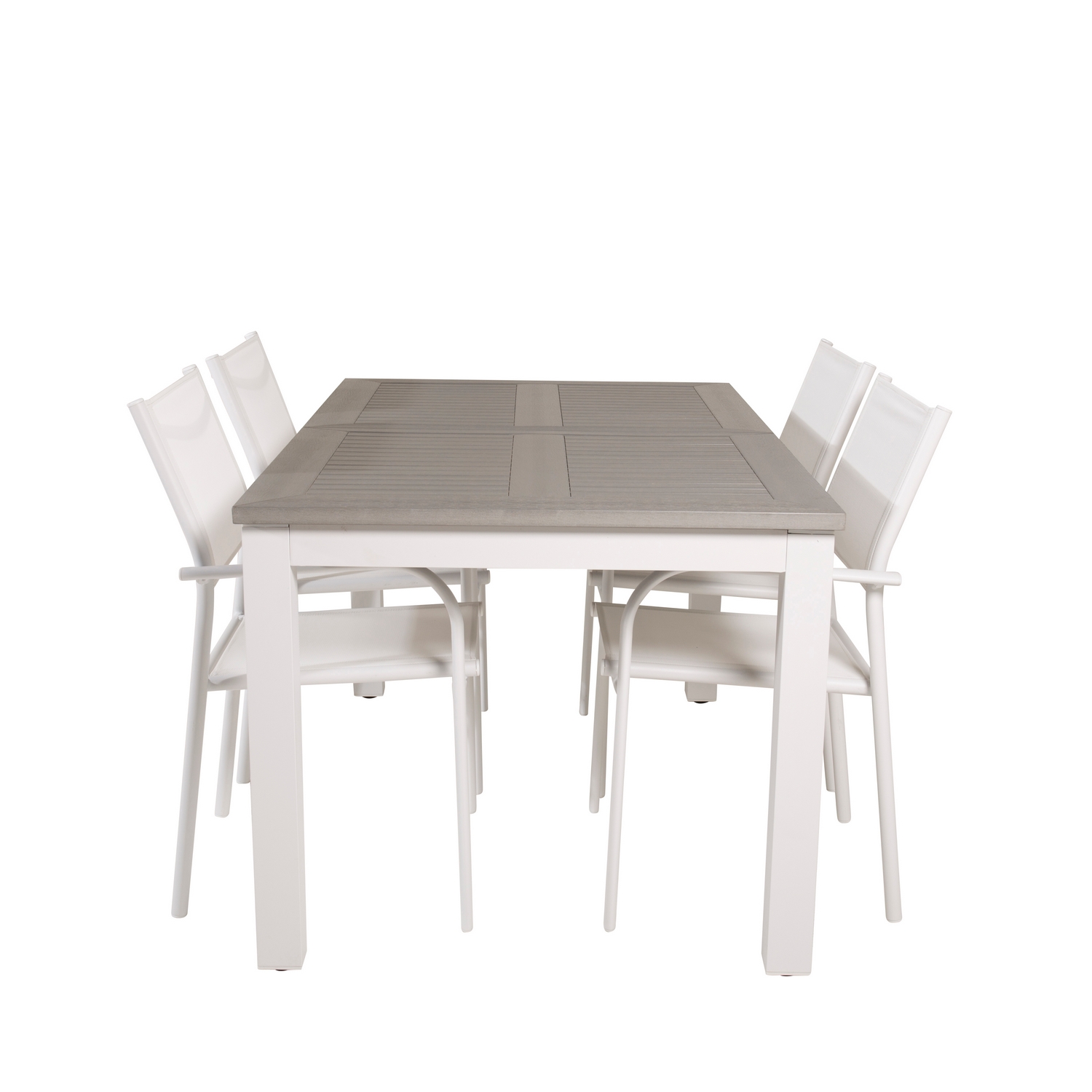 Spisegruppe Venture Home Aleyna 152/210 med 4 Siri Lenestoler