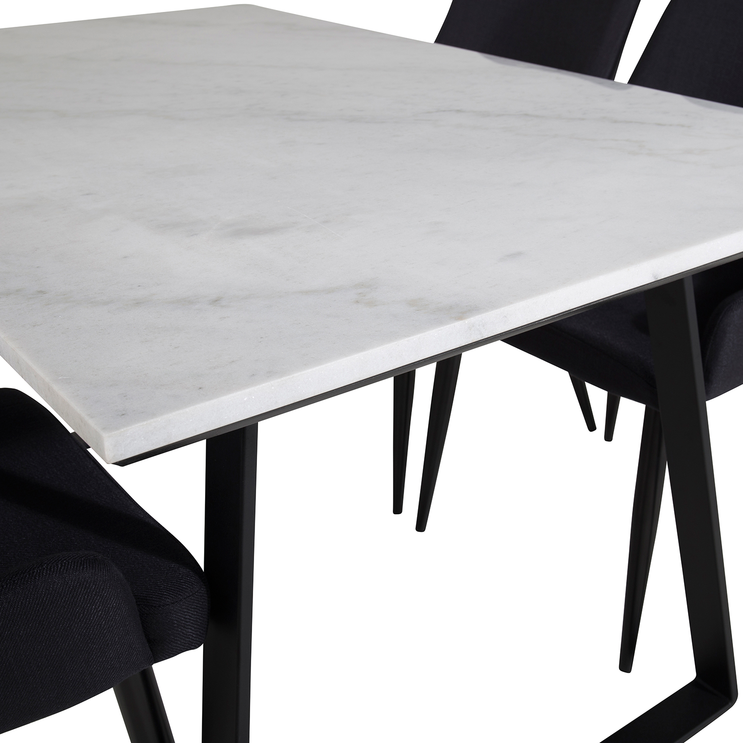 Spisegruppe Venture Home Estelle 140 med 4 Plake Stoler