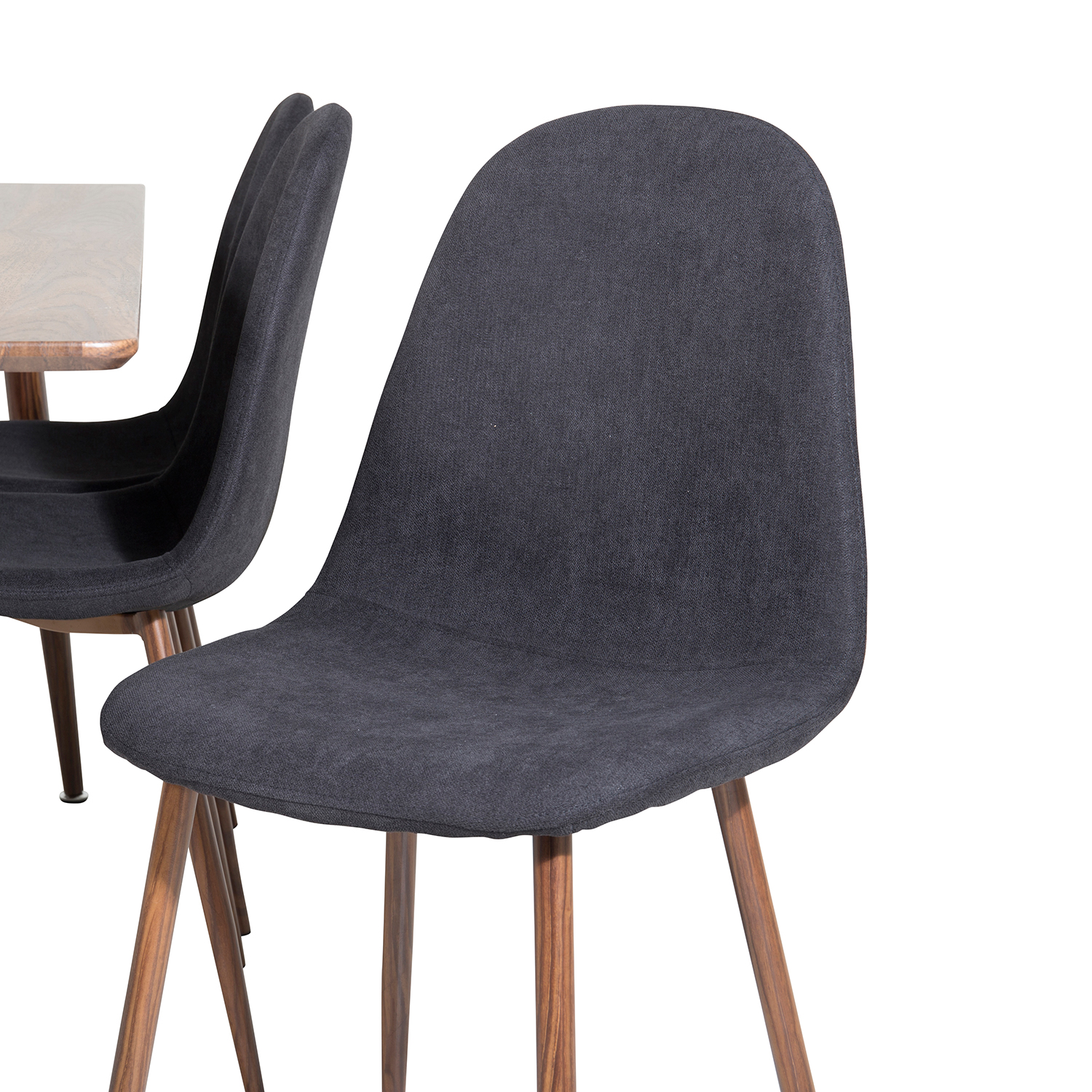 Spisegruppe Venture Home Pobbie 180 med 6 Stoler Polyester