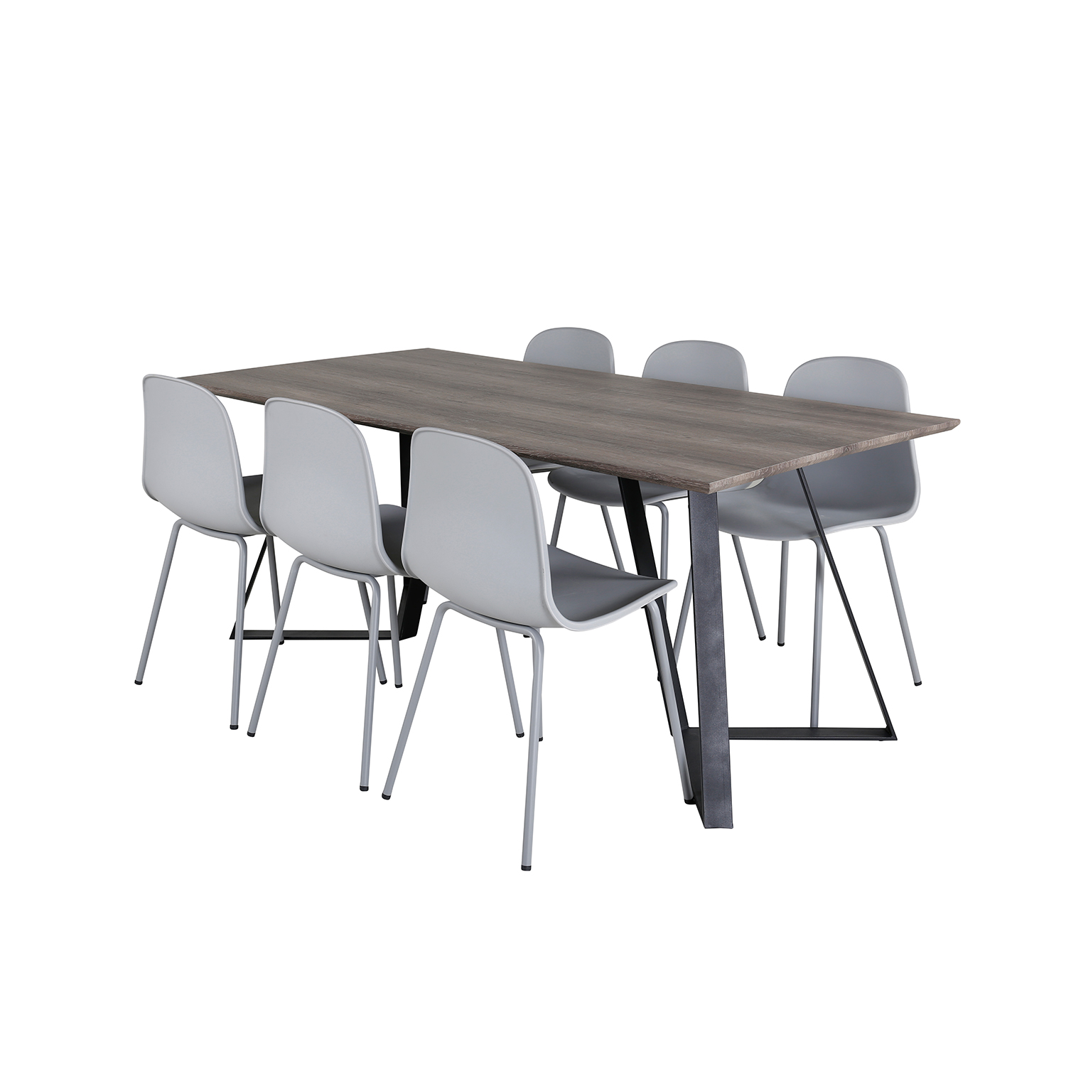 Spisegruppe Venture Home Madde med 6 Ardi Stoler