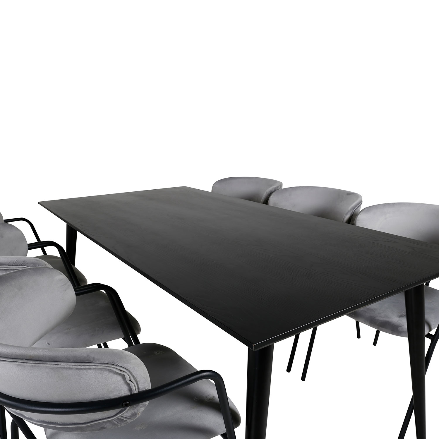 Spisegruppe Venture Home Dipp med 6 Arrow Stoler