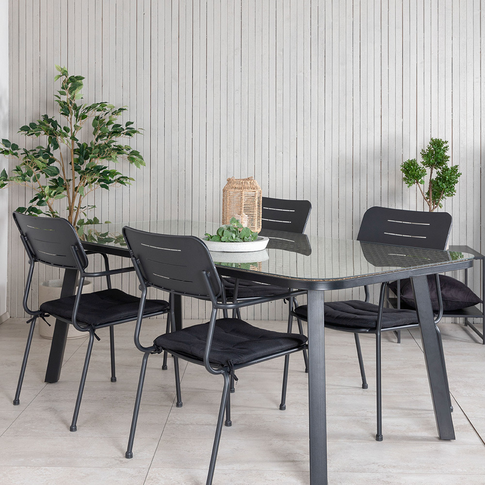 Spisegruppe Venture Home Olle med 4 Nime Spisestoler