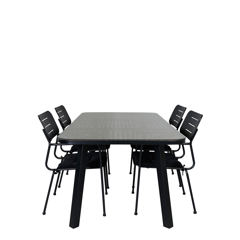 Spisegruppe Venture Home Olle med 4 Nime Spisestoler