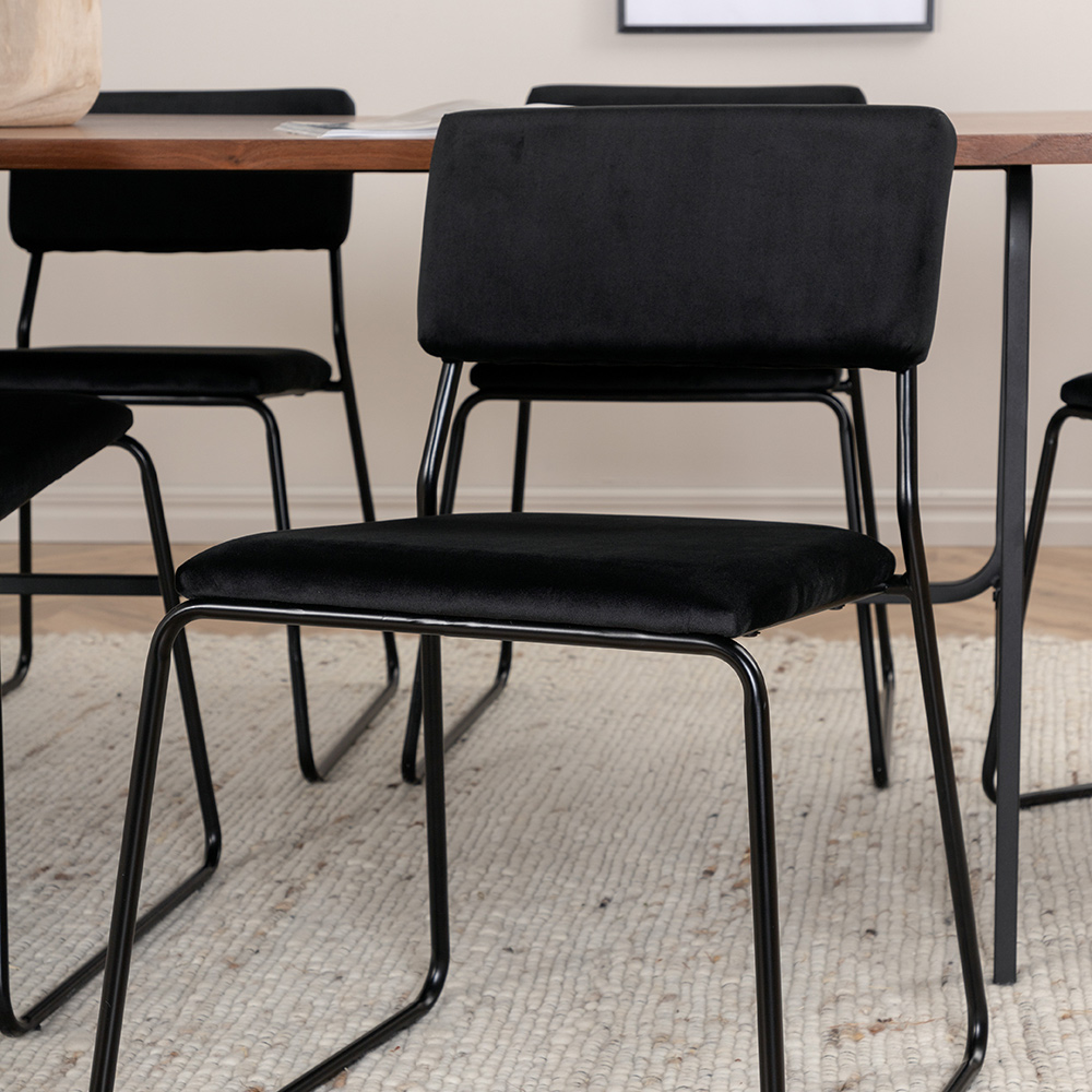 Spisegruppe Venture Home Chicago Spisebord og Kungshamn Spisestol Brun