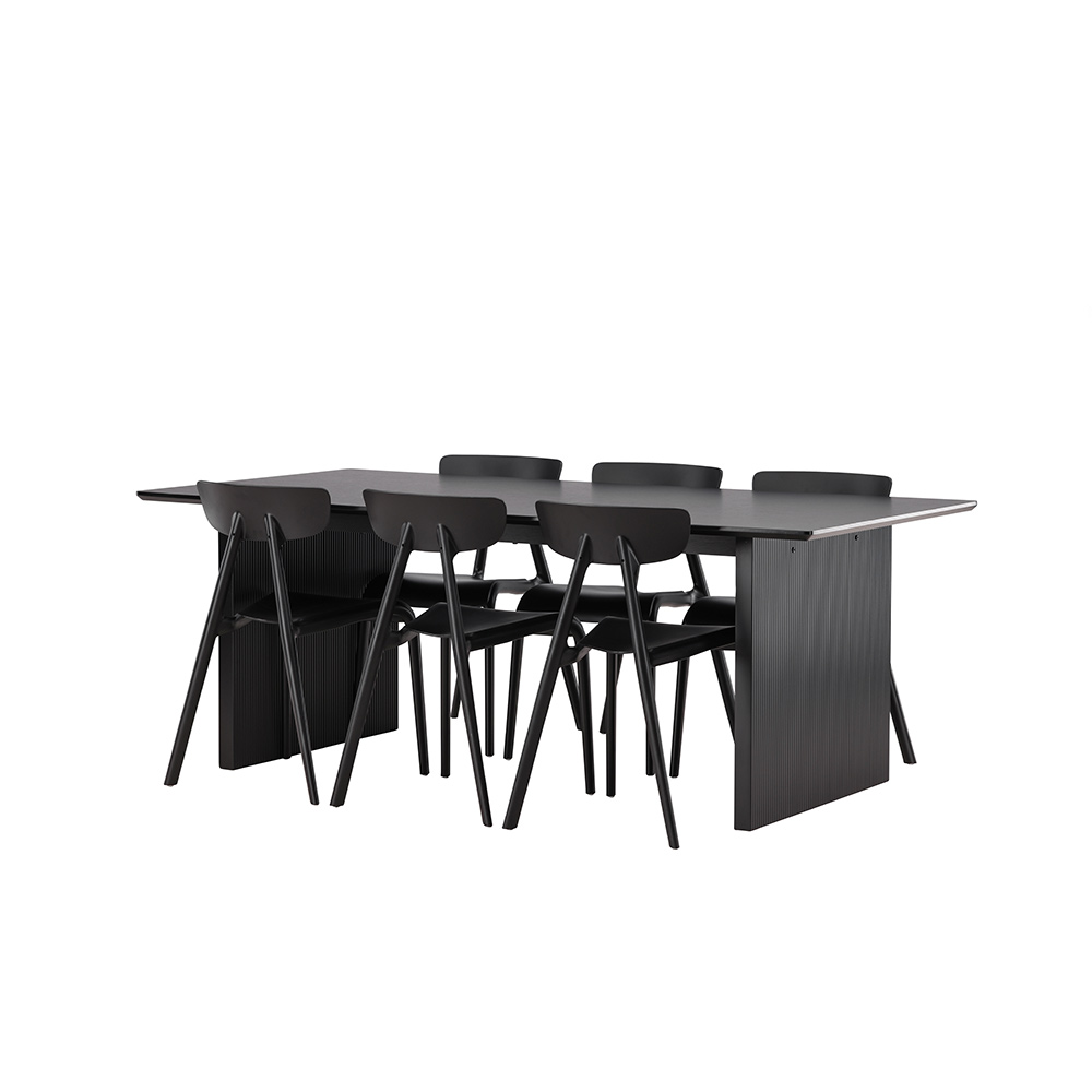 Spisegruppe Venture Home Vail med 6 Ursholmen Stoler