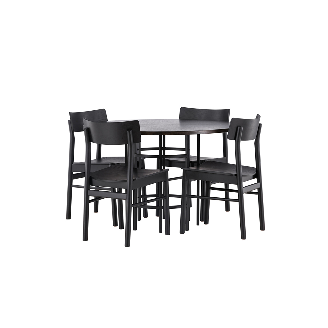 Spisegruppe Venture Home Copenhagen med 4st Montros Spisestoler