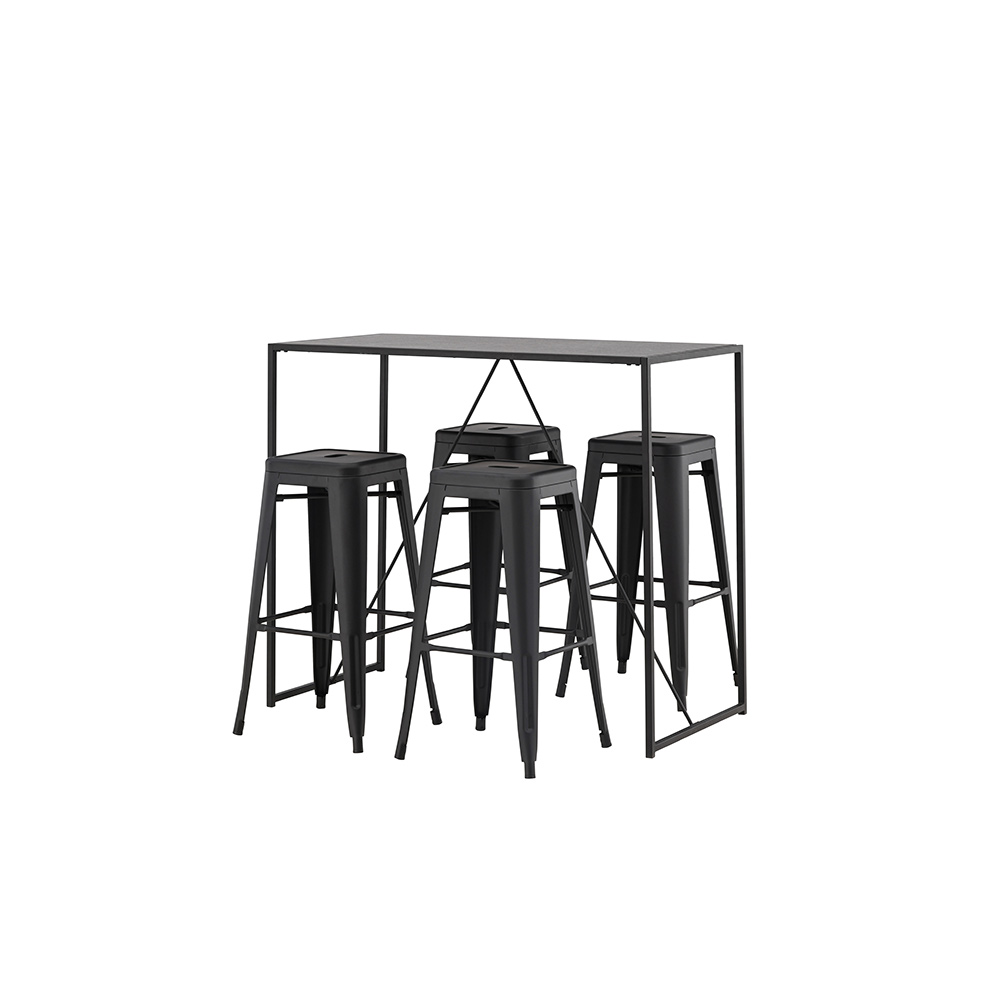 Spisegruppe Venture Home Brea med 4 Tempe Stoler