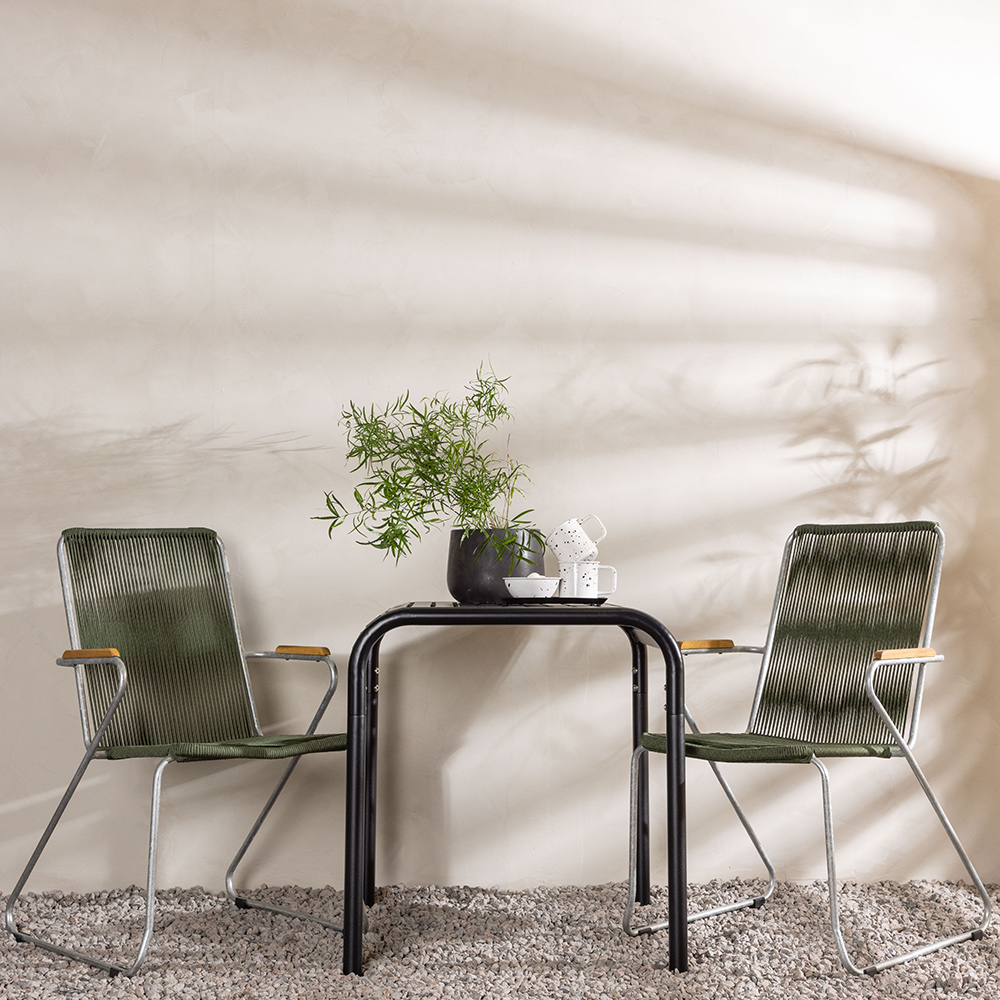 Cafégruppe Venture Home Borneo Bord med 2 Bois Stoler