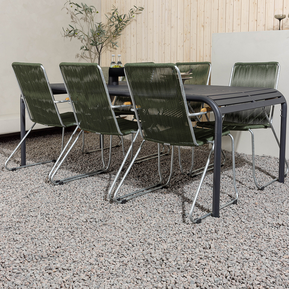 Spisegruppe Venture Home Borneo Bord med 6 Bois Stoler