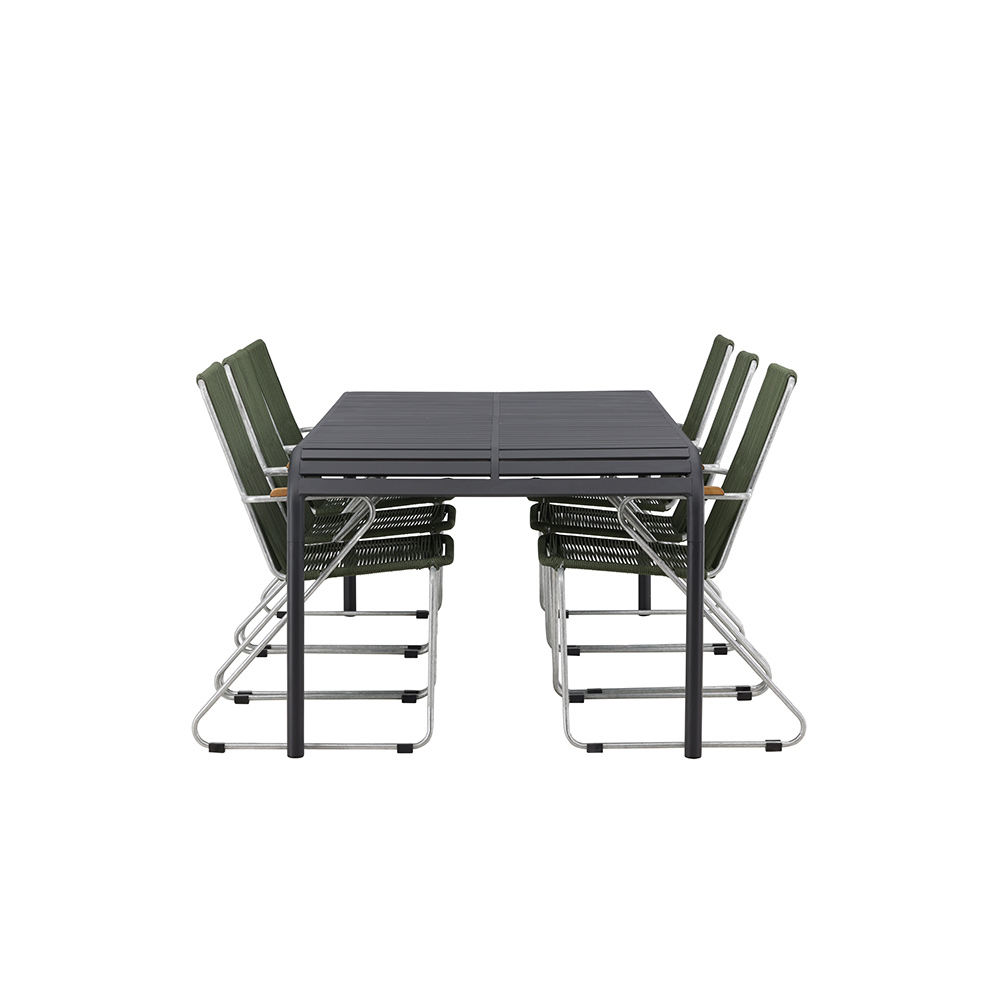 Spisegruppe Venture Home Borneo Bord med 6 Bois Stoler