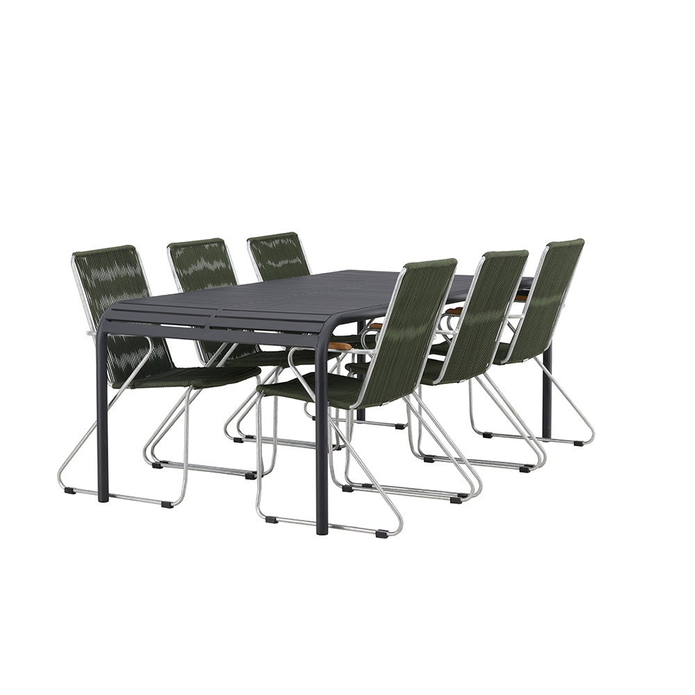 Spisegruppe Venture Home Borneo Bord med 6 Bois Stoler