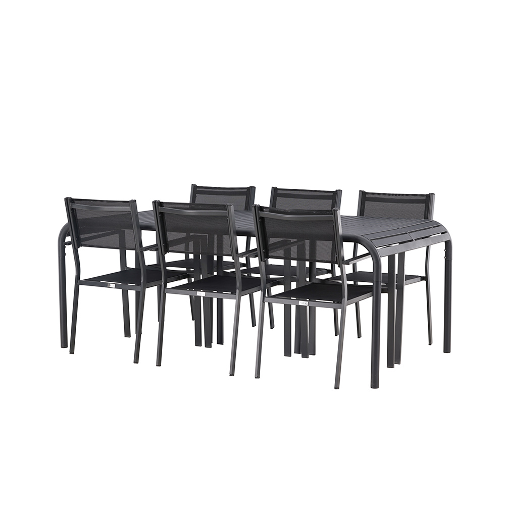 Spisegruppe Venture Home Borneo Bord med 6 Copacabana Stoler