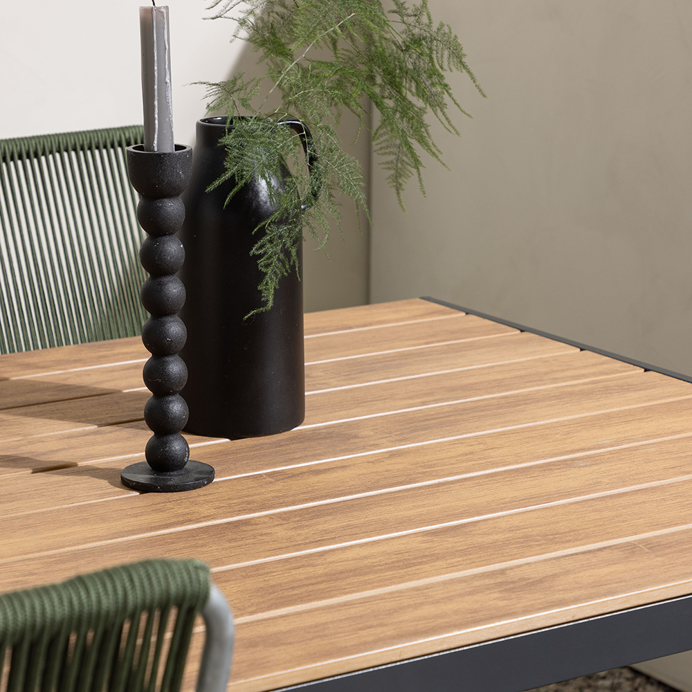 Spisegruppe Venture Home Break Bord med 4 Bois Stoler