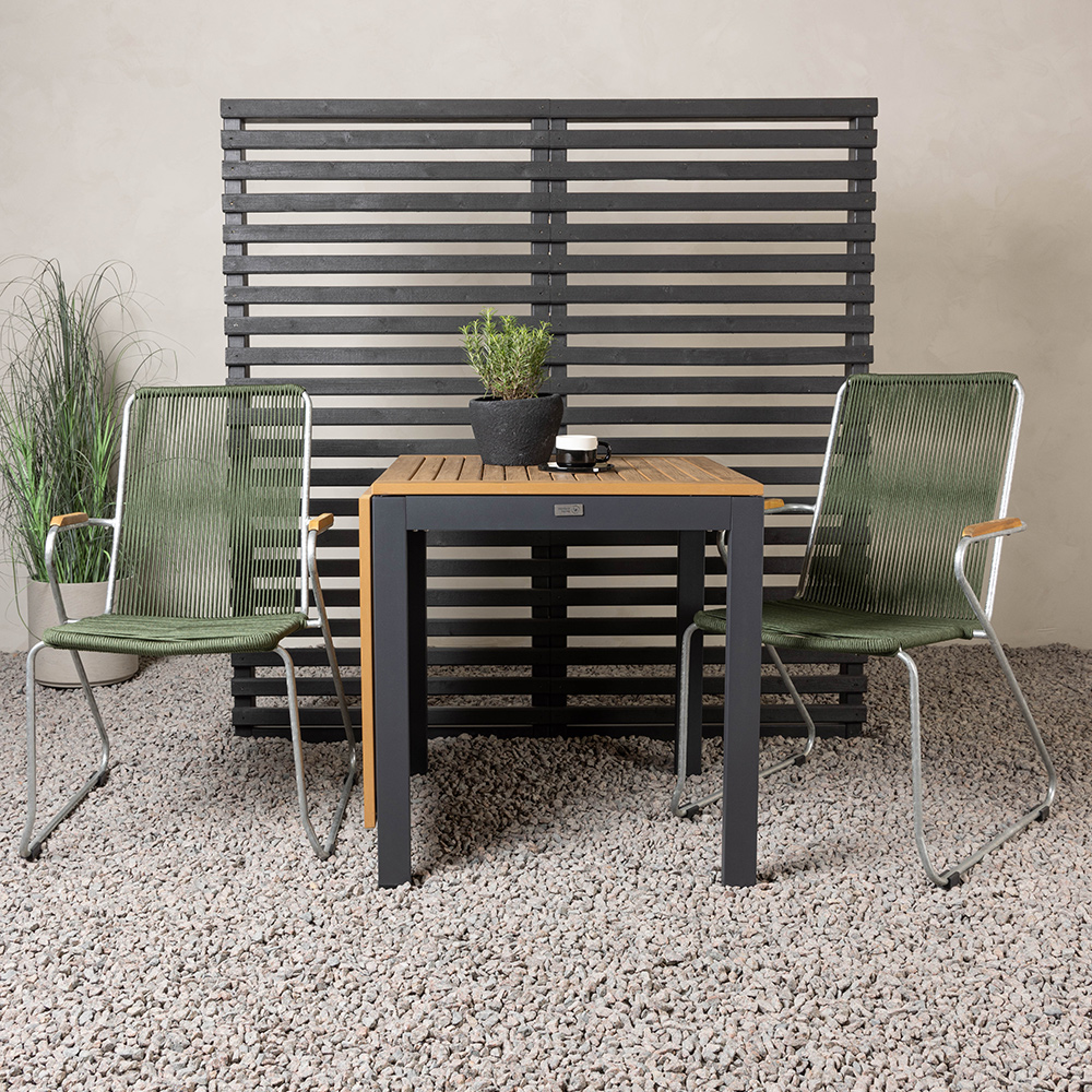 Cafégruppe Venture Home Diego Bord med 2 Bois Stoler