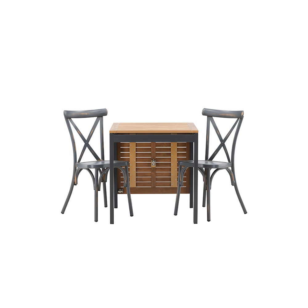 Cafégruppe Venture Home Diego Bord med 2 Tablas Stoler