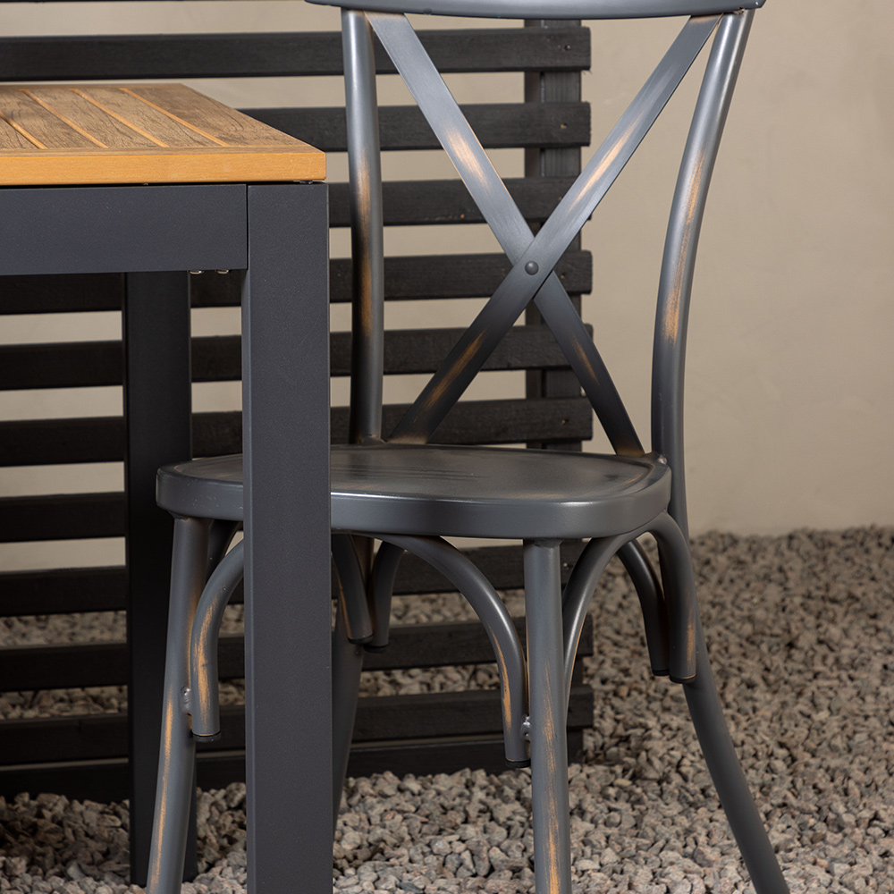 Cafégruppe Venture Home Diego Bord med 2 Tablas Stoler