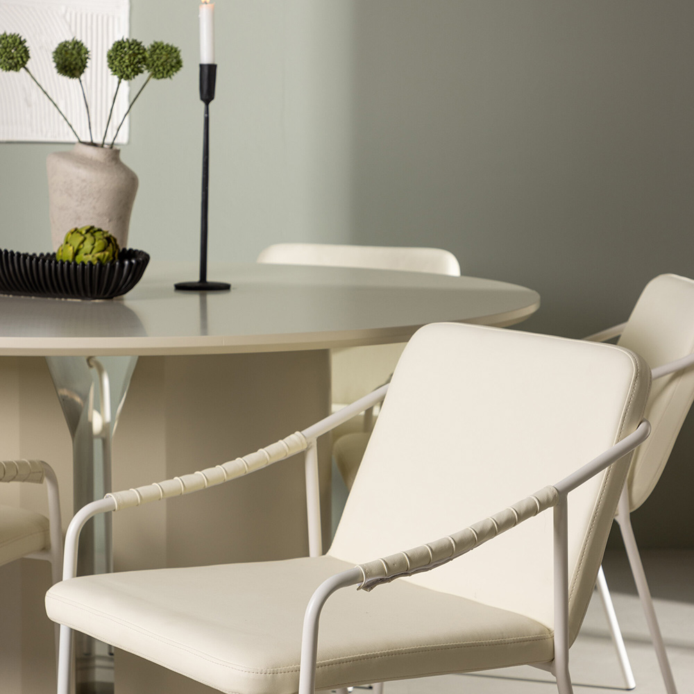 Spisegruppe Venture Home Sandvik med 6 Tvist Stoler