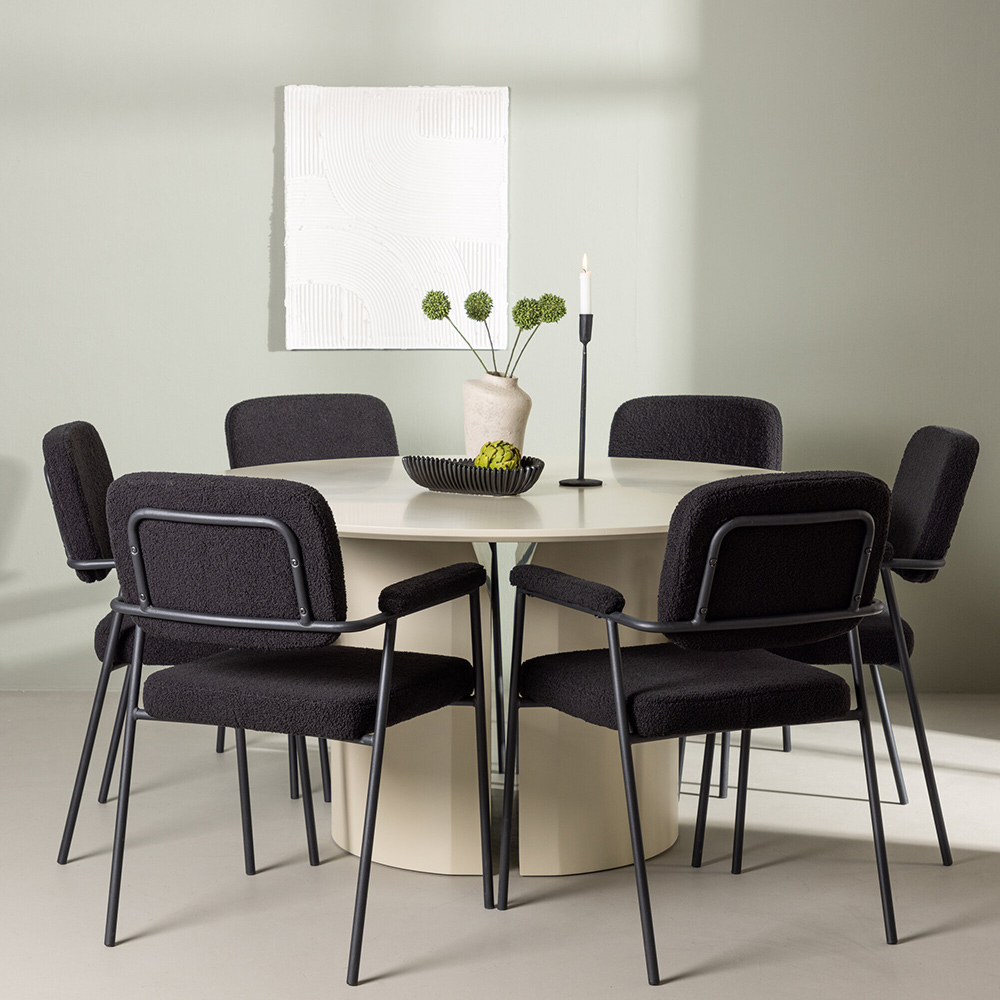 Spisegruppe Venture Home Sandvik med 6 Yesterday Stoler