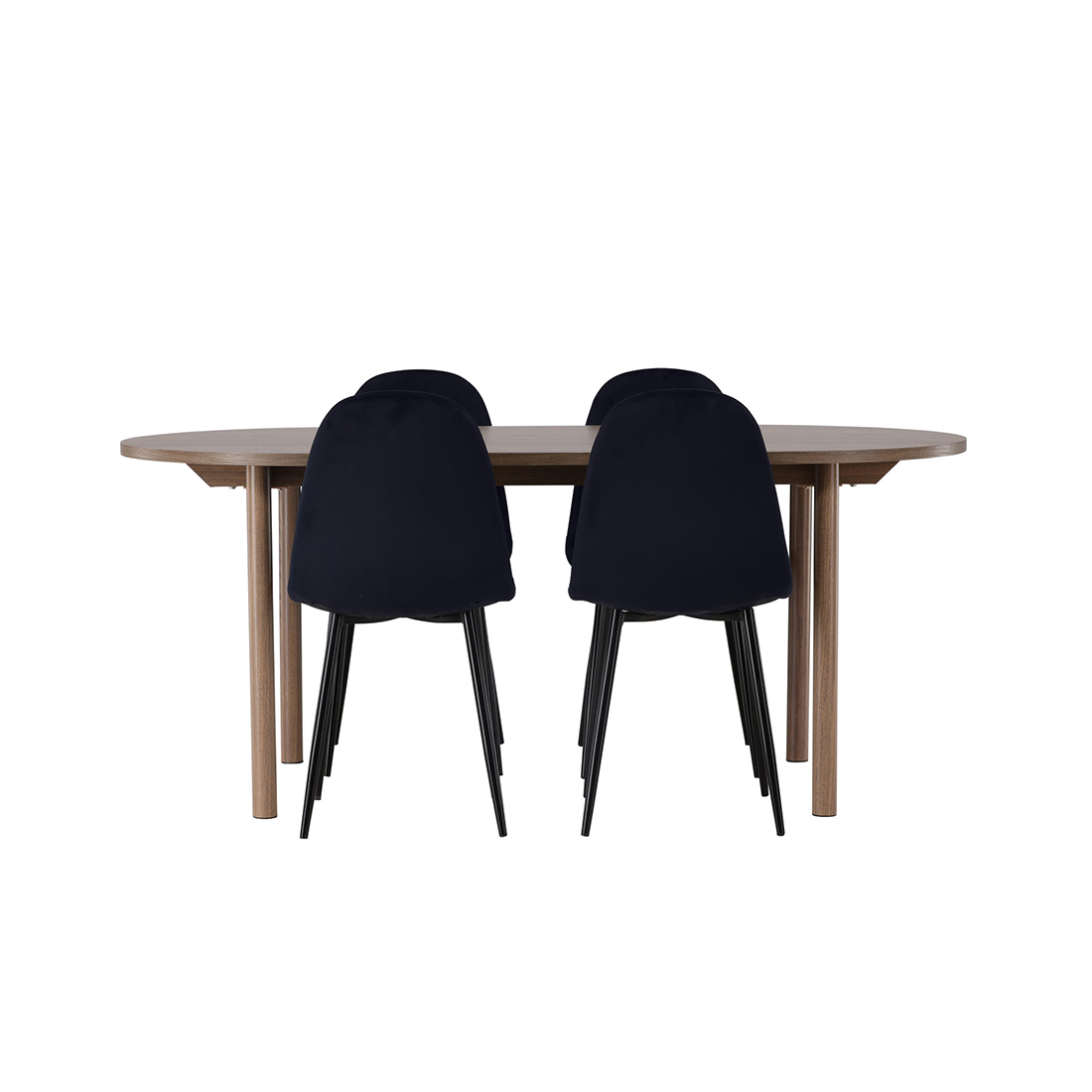 Spisegruppe Venture Home Andy Ø120 cm med 4st Polar Spisestoler