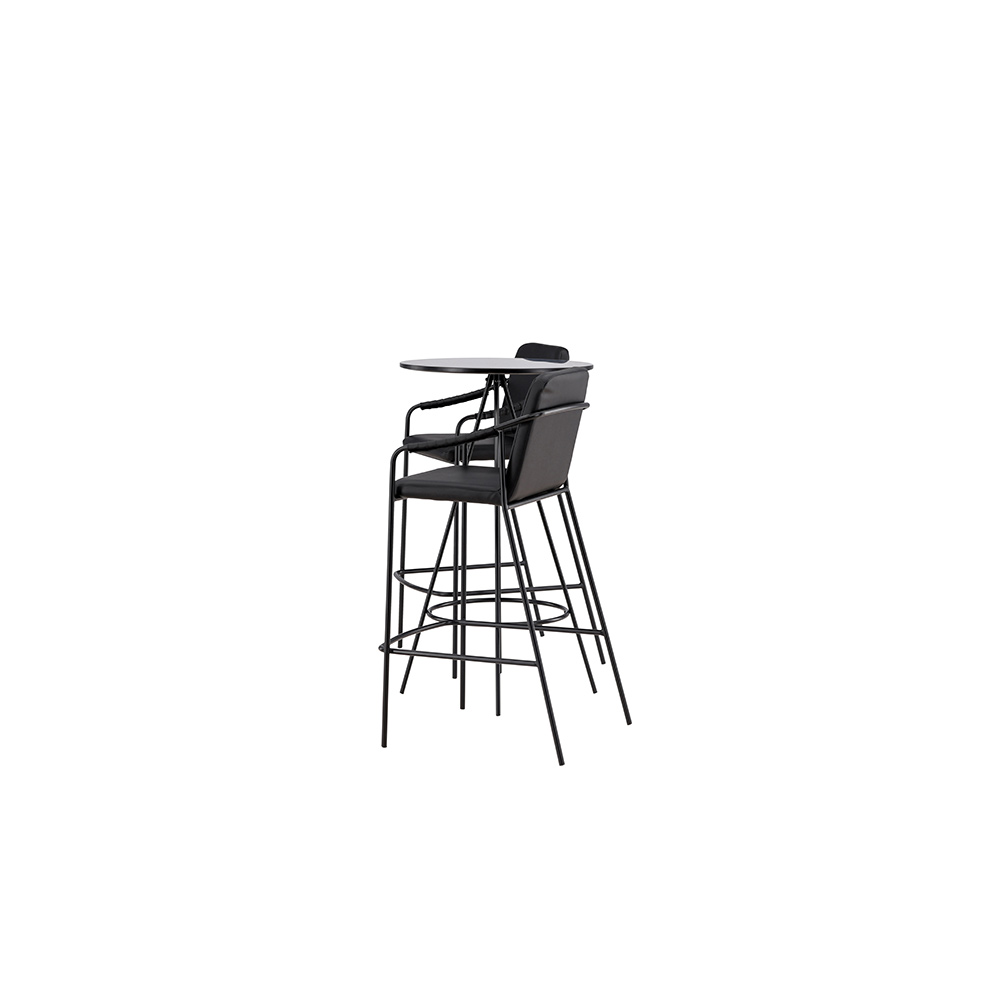 Spisegruppe Venture Home Bistro Ø60 cm med 2 stk Tvist Stoler