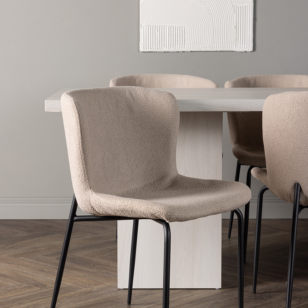 Spisegruppe Venture Home Olga med 6 stk Modesto Stoler