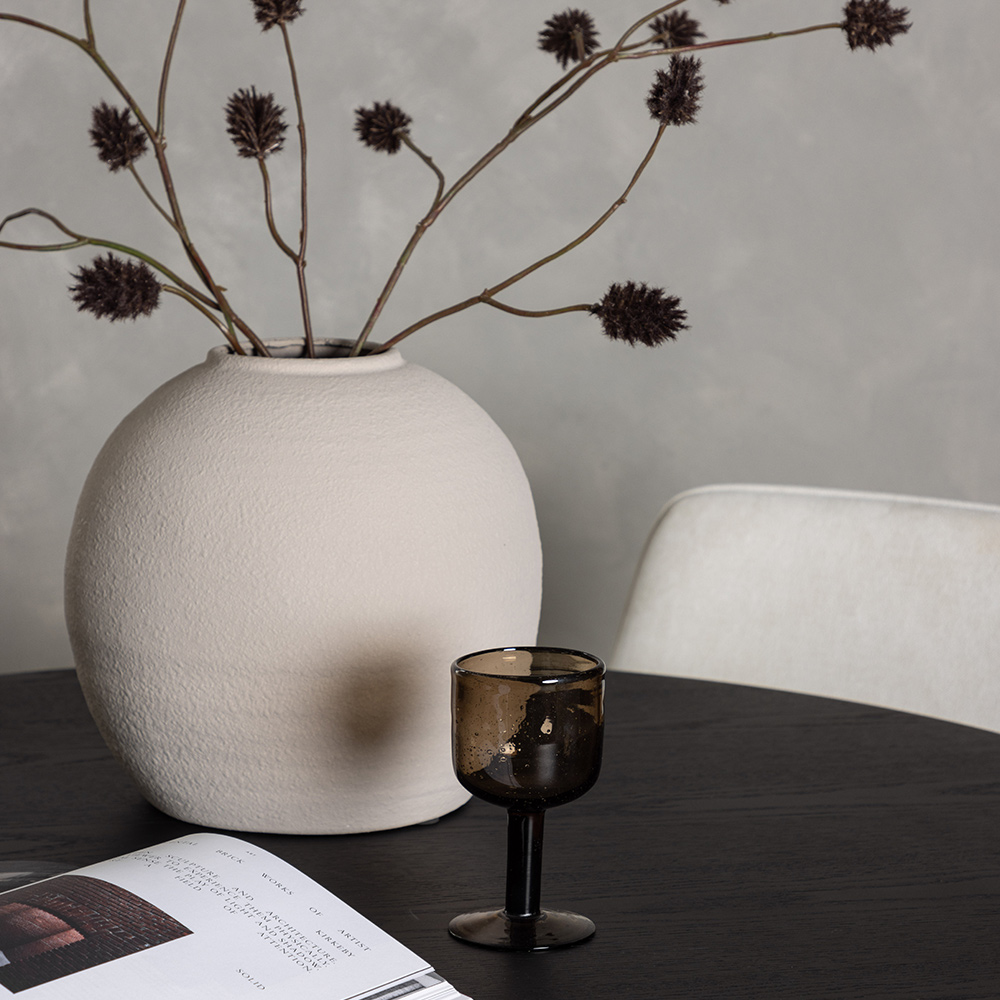 Spisegruppe Venture Home Bootcut Ø110 cm med 4 stk Rosie Stoler