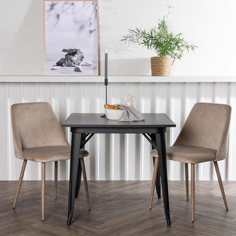 Spisegruppe Venture Home Tempe med 2 stk Night Stoler