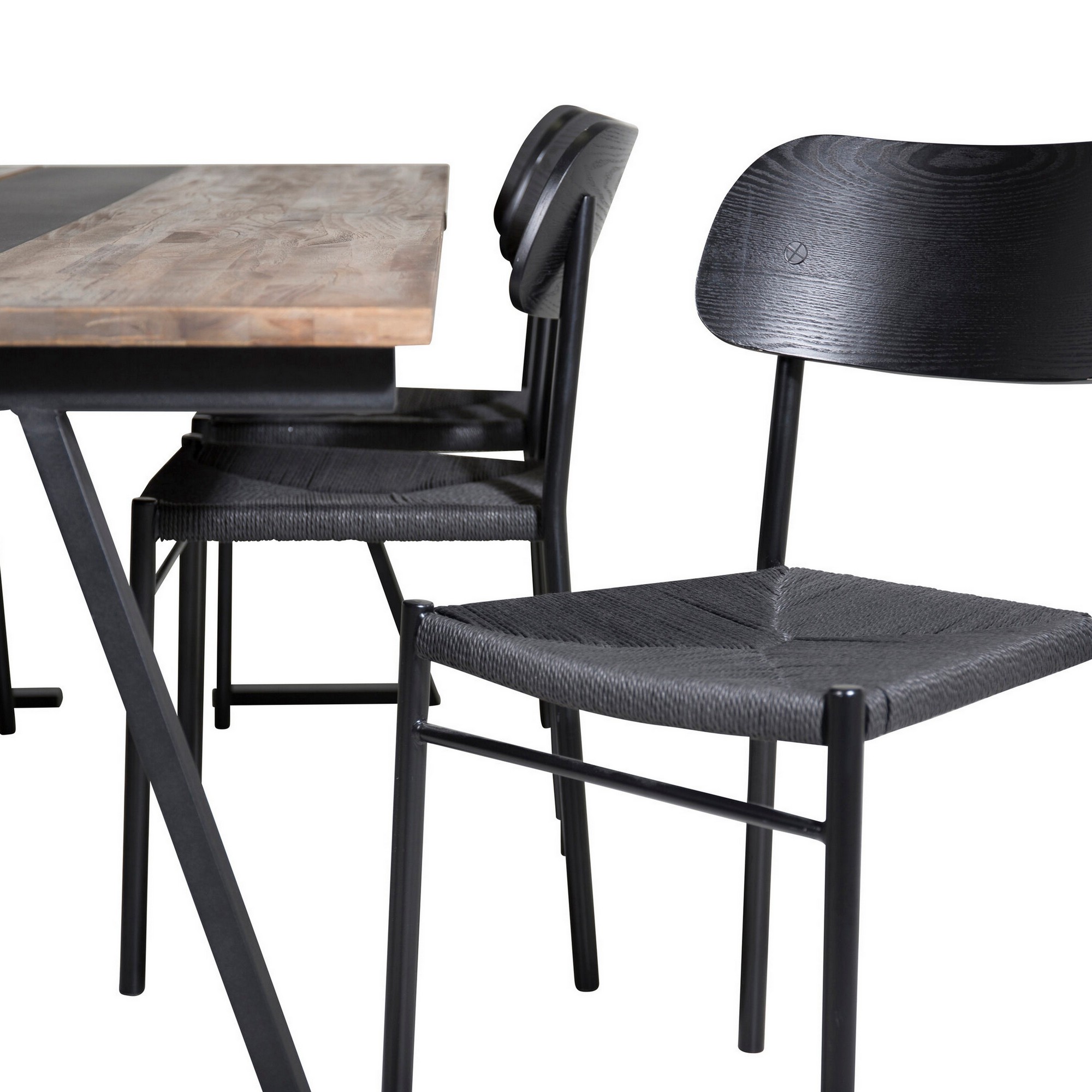 Spisegruppe Venture Home Jakarta med 6stk Polly Stoler