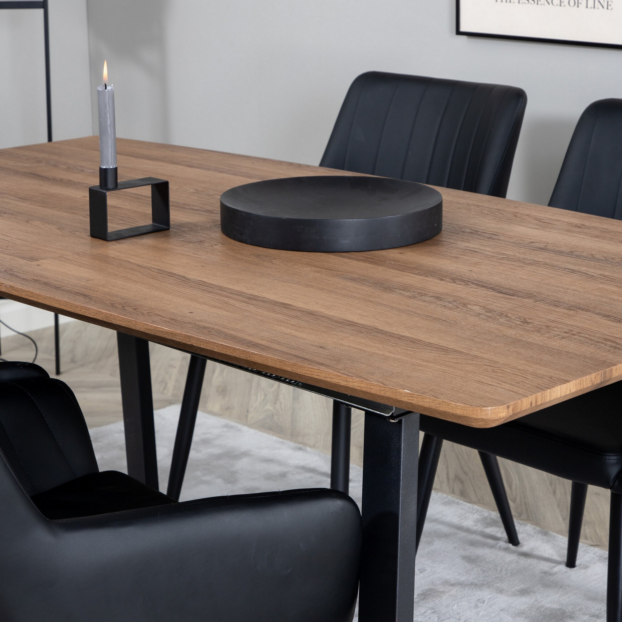 Spisegruppe Venture Home Inca med 4stk Comfort Stoler