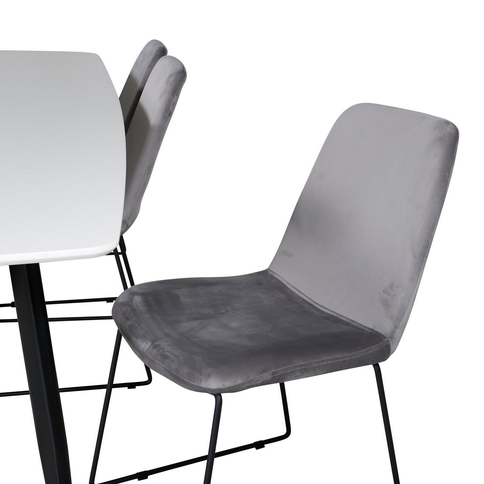 Spisegruppe Venture Home Polar med 6stk Muce Stoler