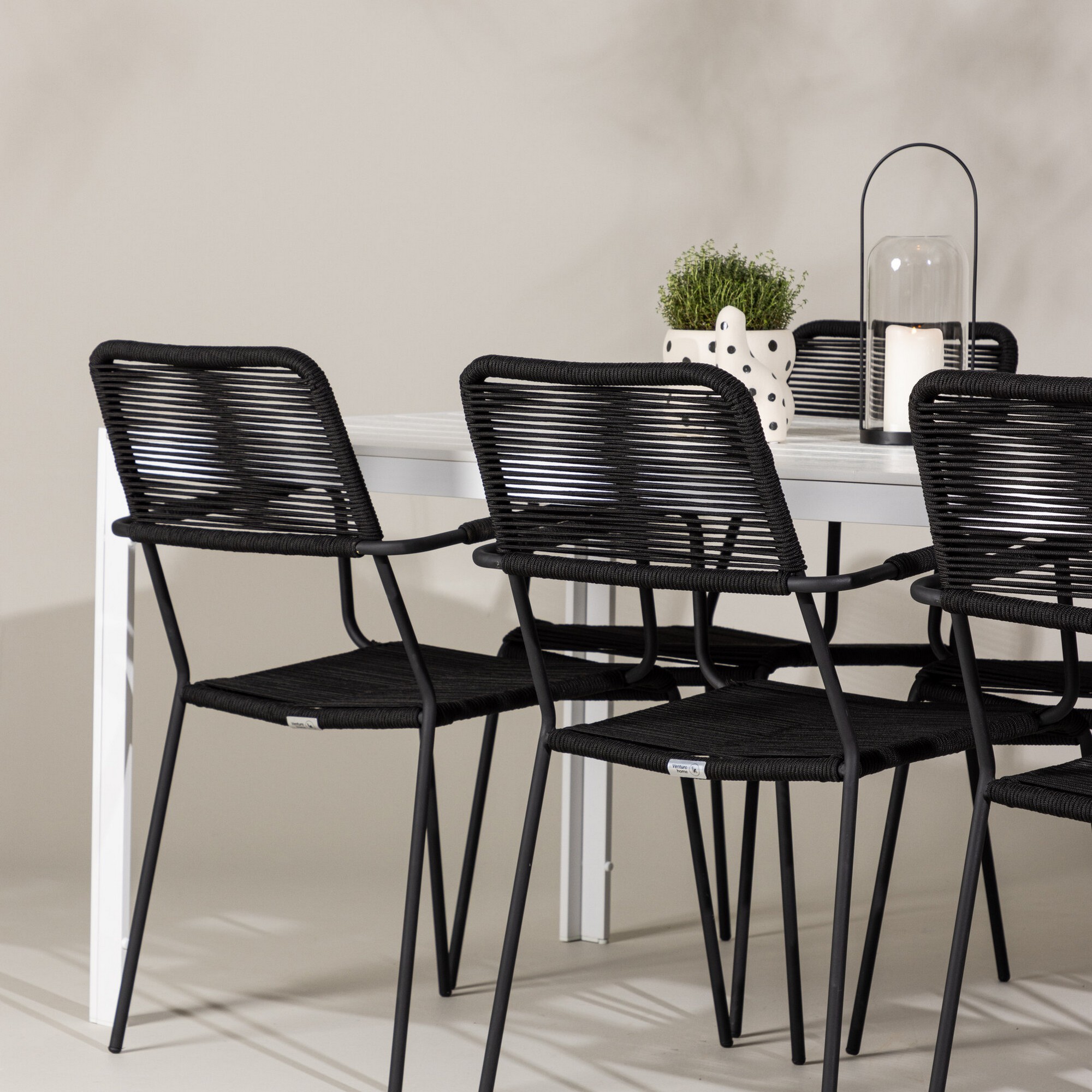 Hagegruppe Venture Home Break med 6 Lindos Lenestoler