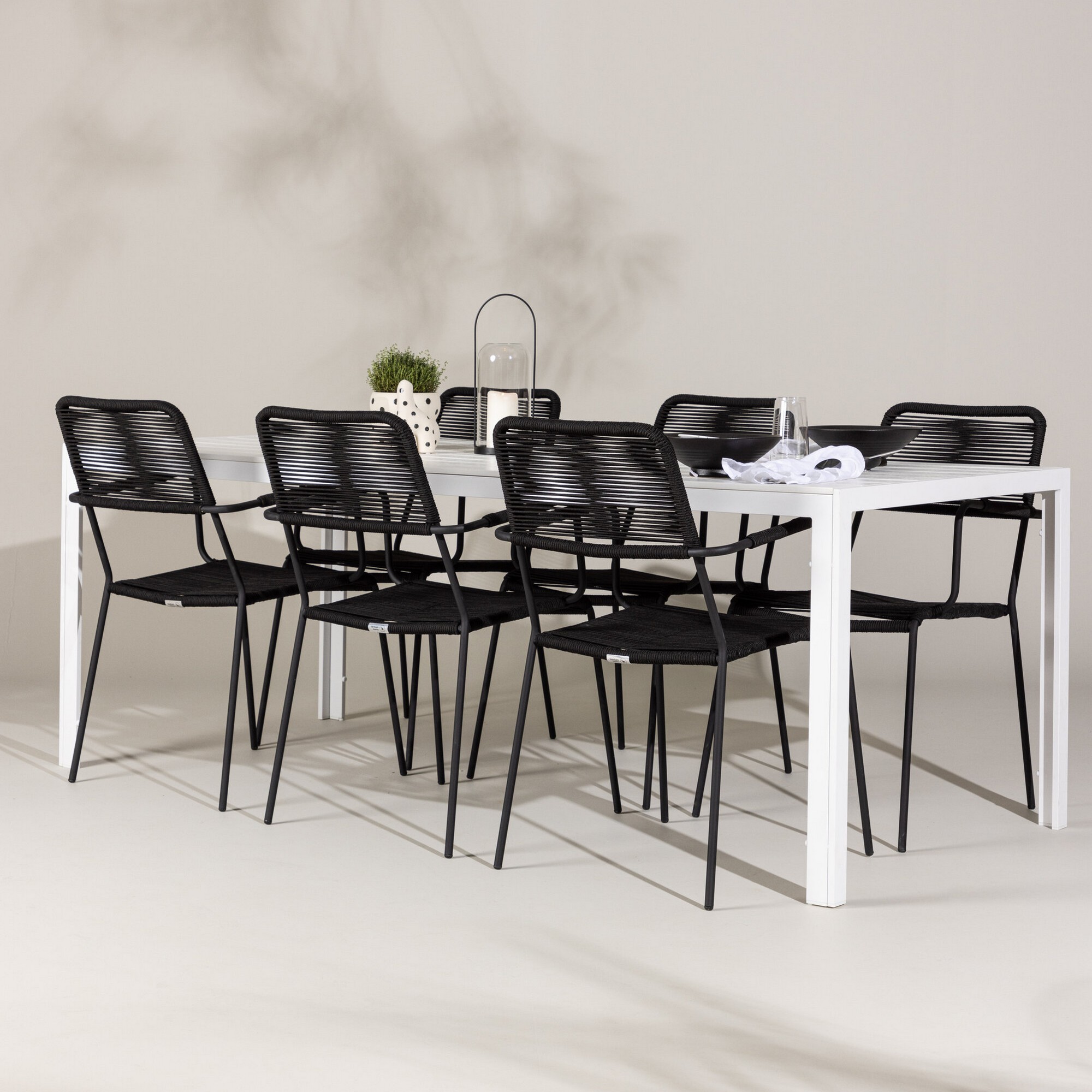 Hagegruppe Venture Home Break med 6 Lindos Lenestoler