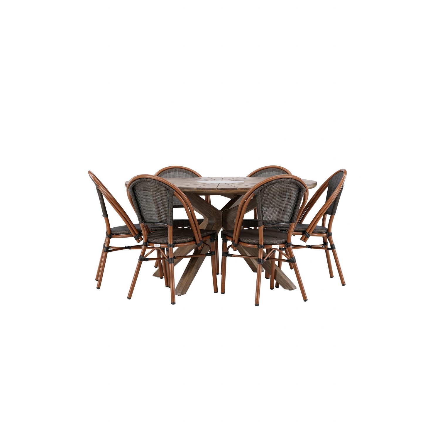 Hagegruppe Venture Home Rosario med 6 Guarda Stoler