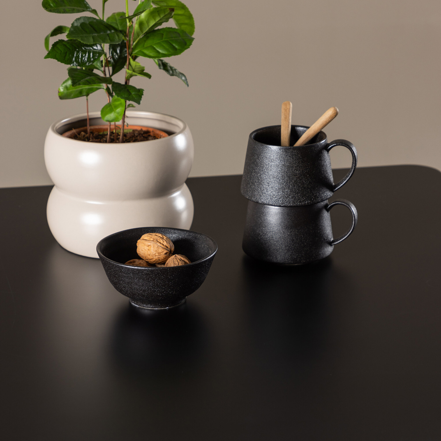 Spisegruppe Venture Home Polar 75 med 2 stk Modesto Stoler