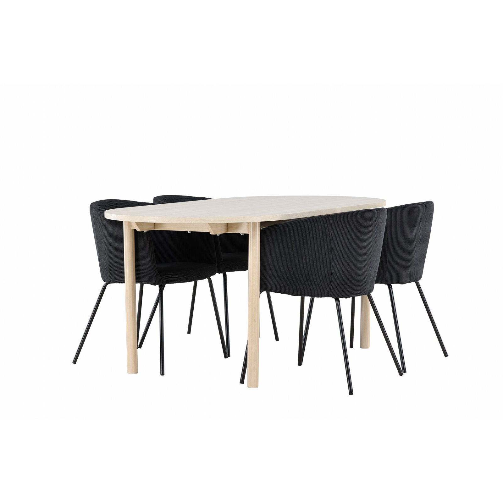 Spisegruppe Venture Home Andy 180 med 4 stk Berit Stoler