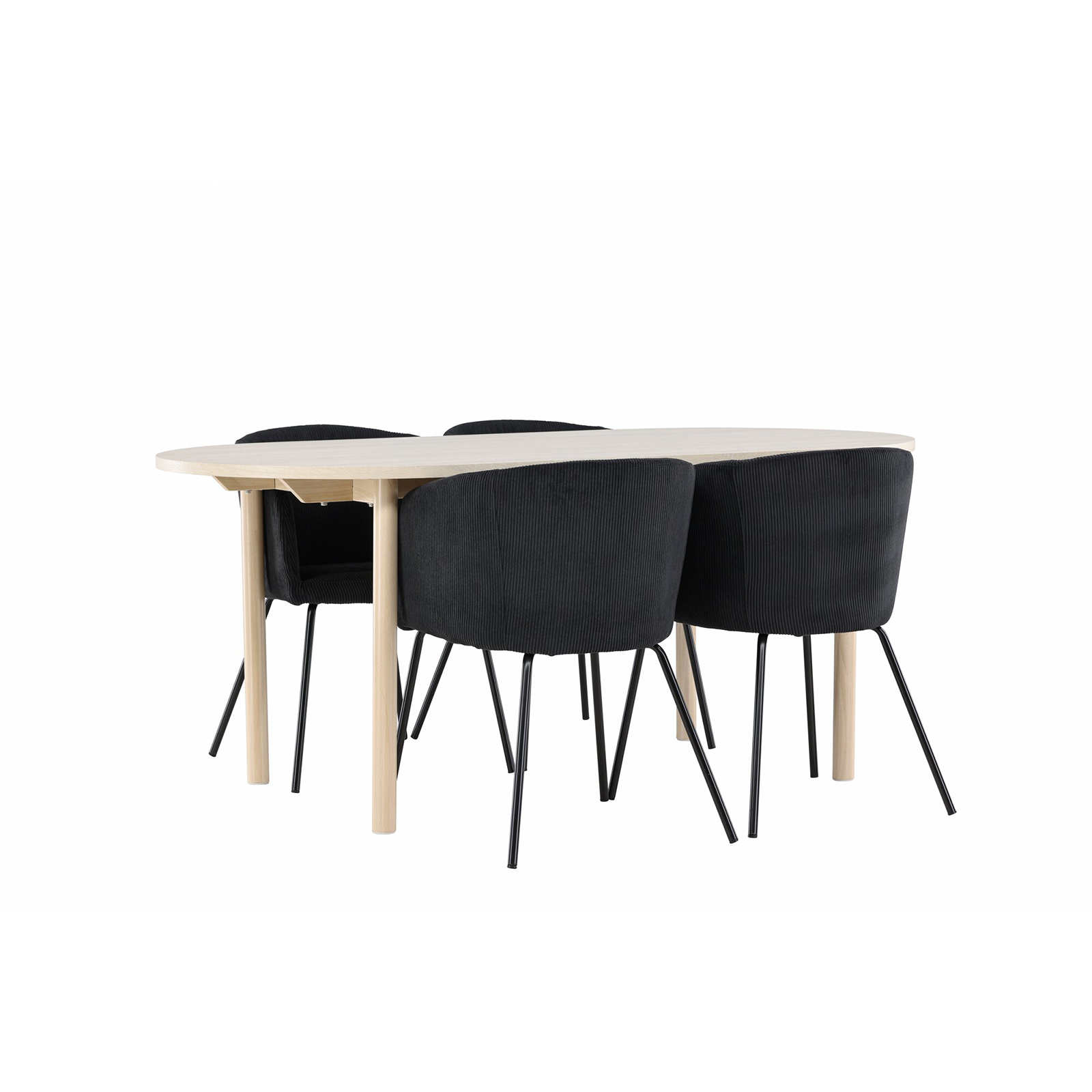 Spisegruppe Venture Home Andy 180 med 4 stk Berit Stoler