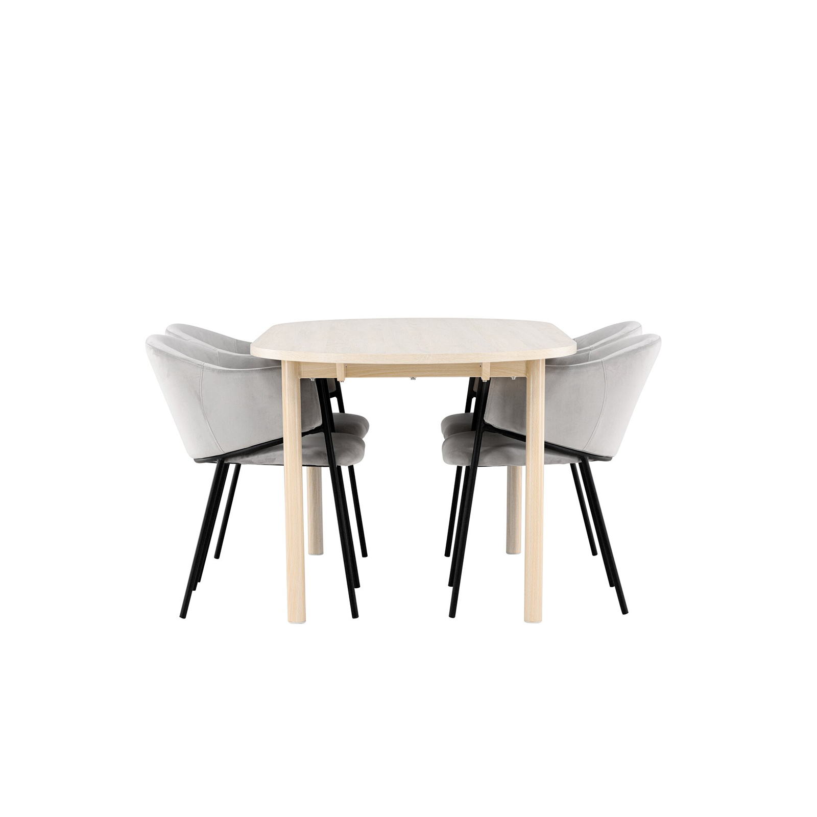 Spisegruppe Venture Home Andy 180 med 4 stk Evelina Stoler