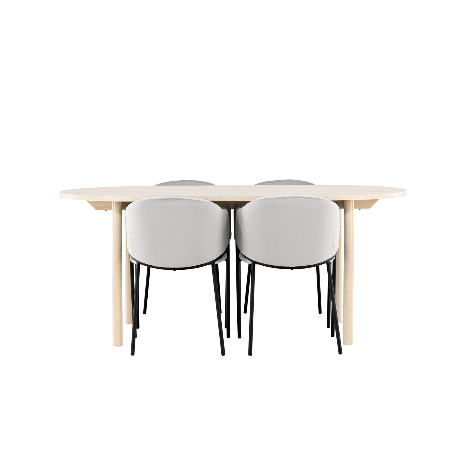 Spisegruppe Venture Home Andy 180 med 4 stk Evelina Stoler