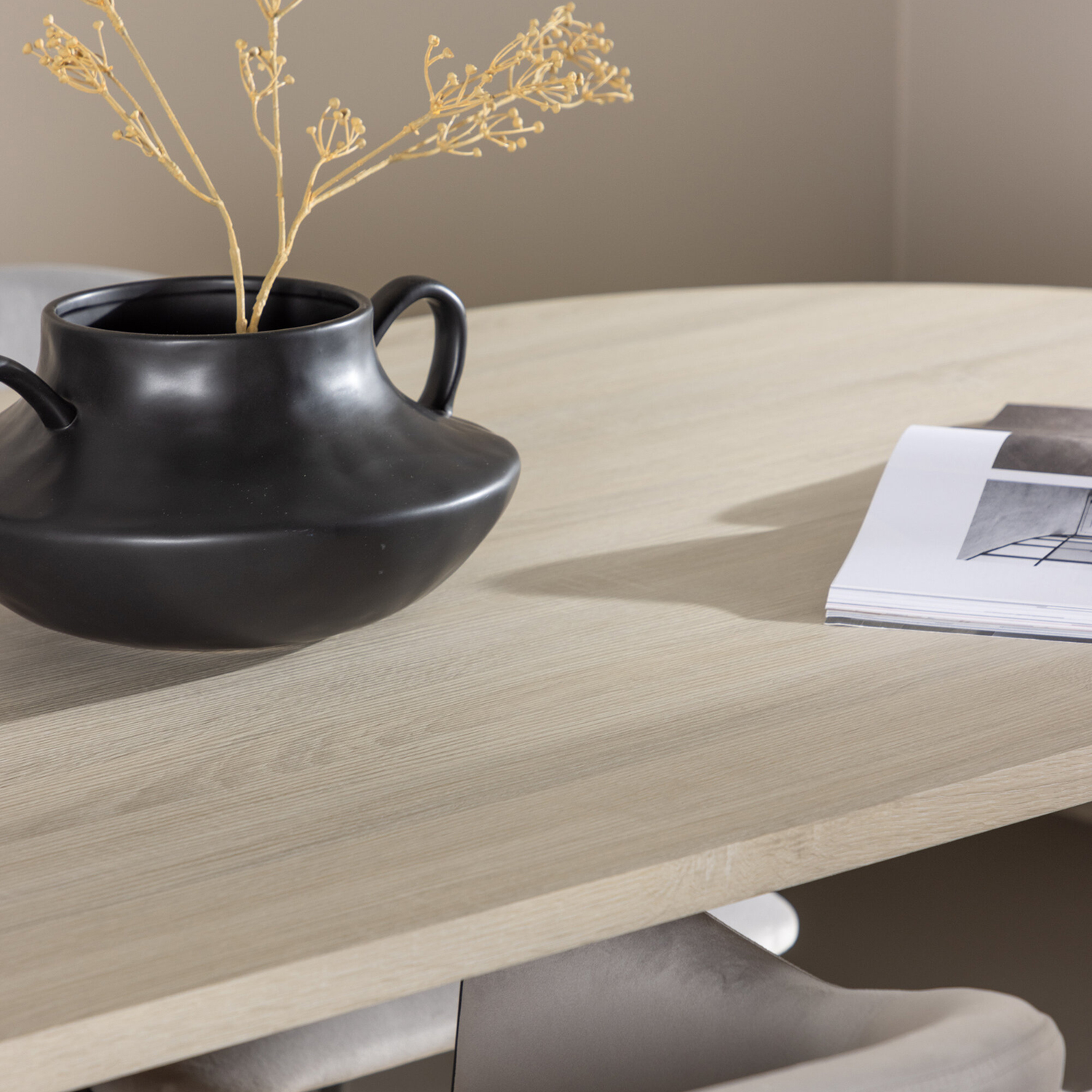 Spisegruppe Venture Home Andy 180 med 4 stk Evelina Stoler